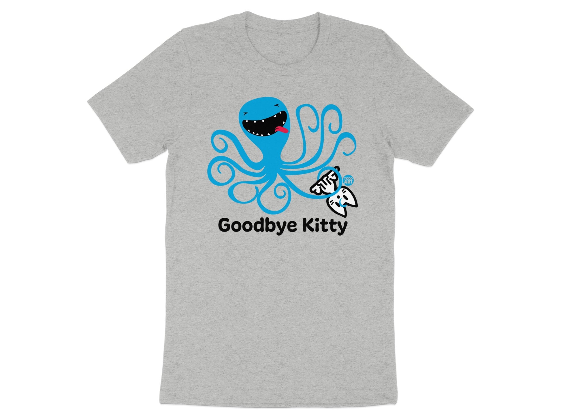 Goodbye Kitty Octopus with Butterfly T-shirt