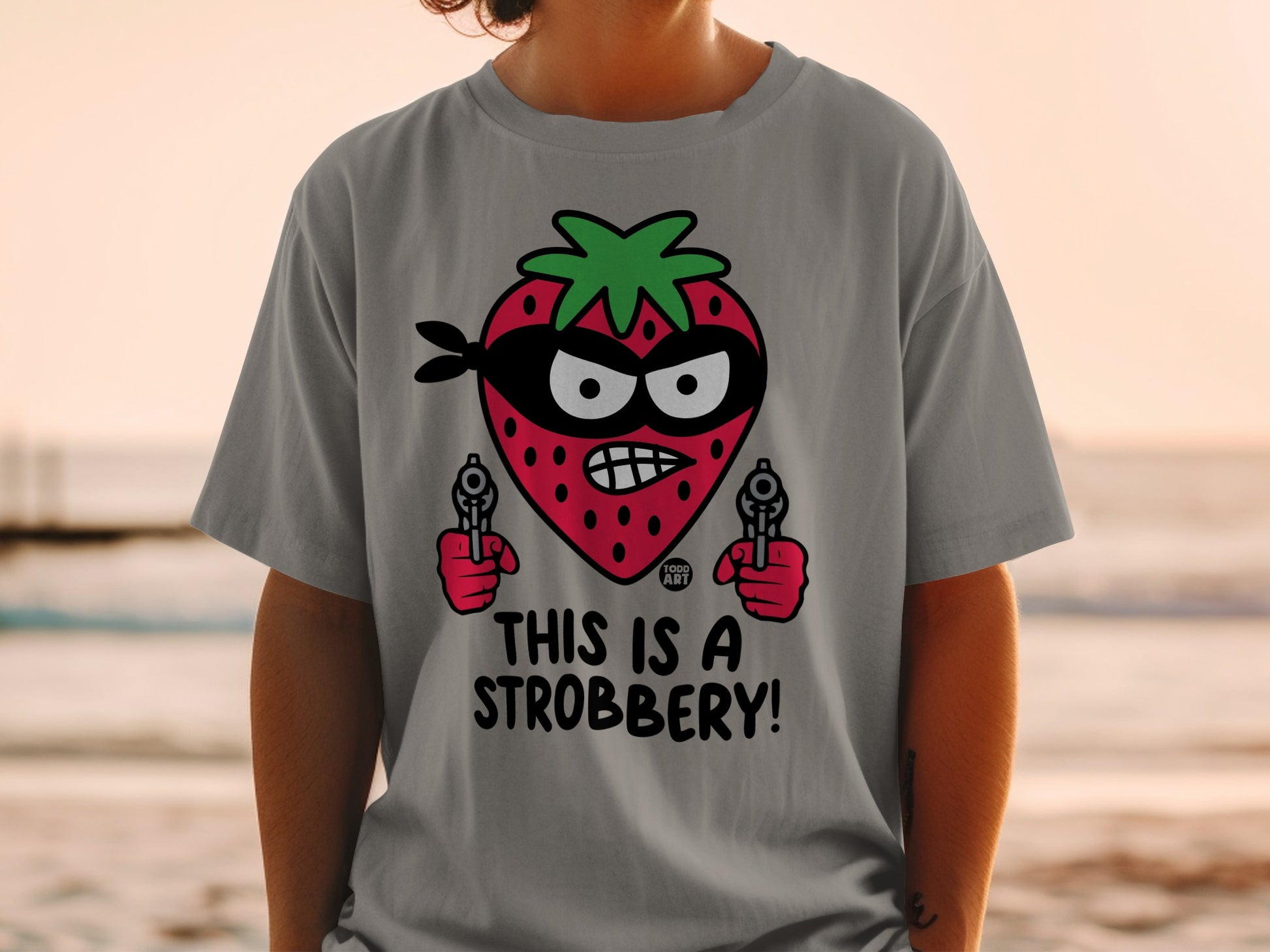 THIS IS A STROBBERY Strawberry Robber T-shirt product type