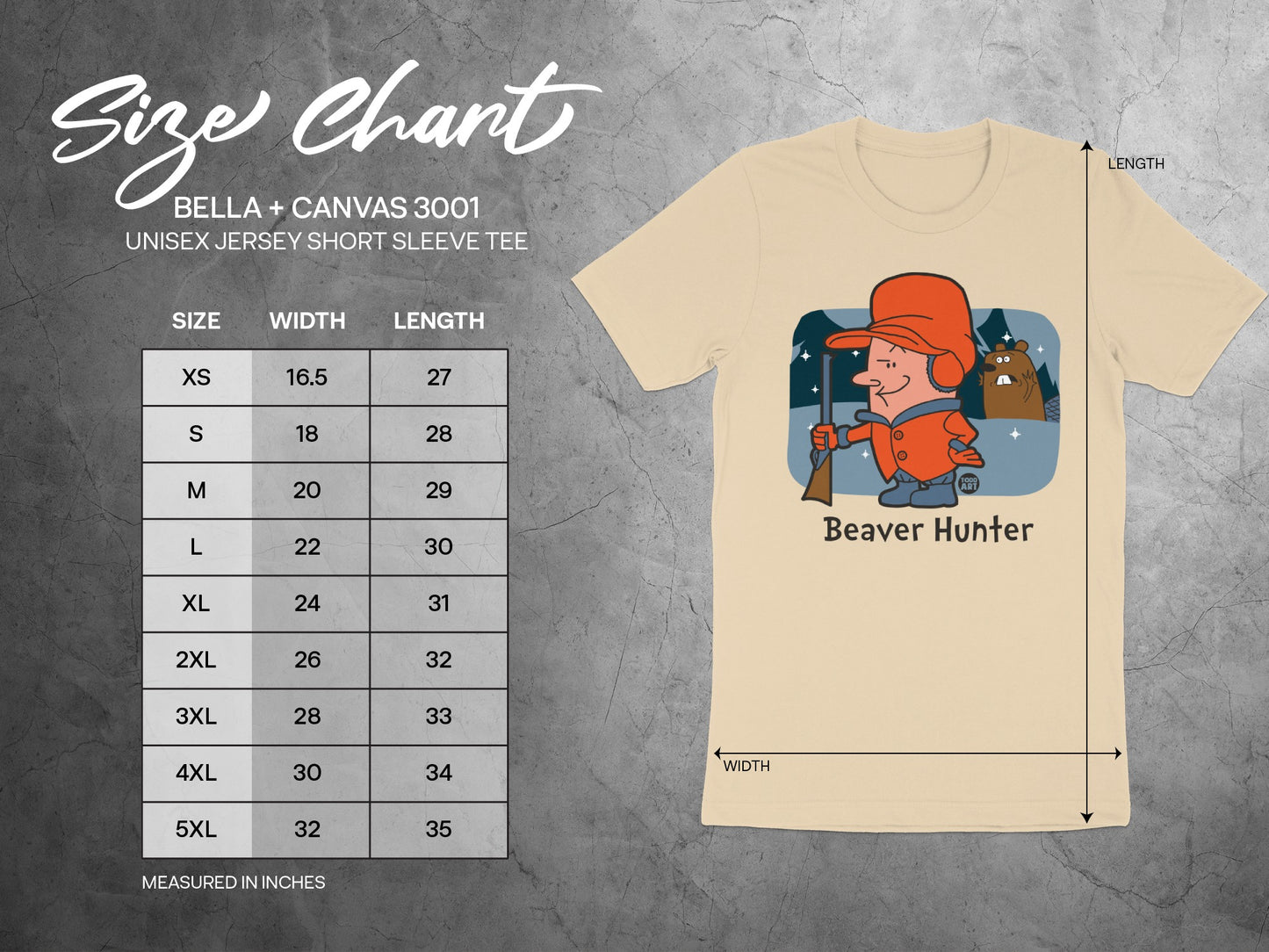 Funny Cartoon Beaver Hunter Shirt for All Ages