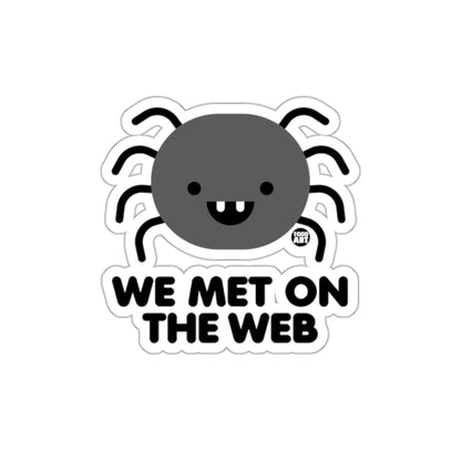 We Met On The Web Cute Spider Sticker product