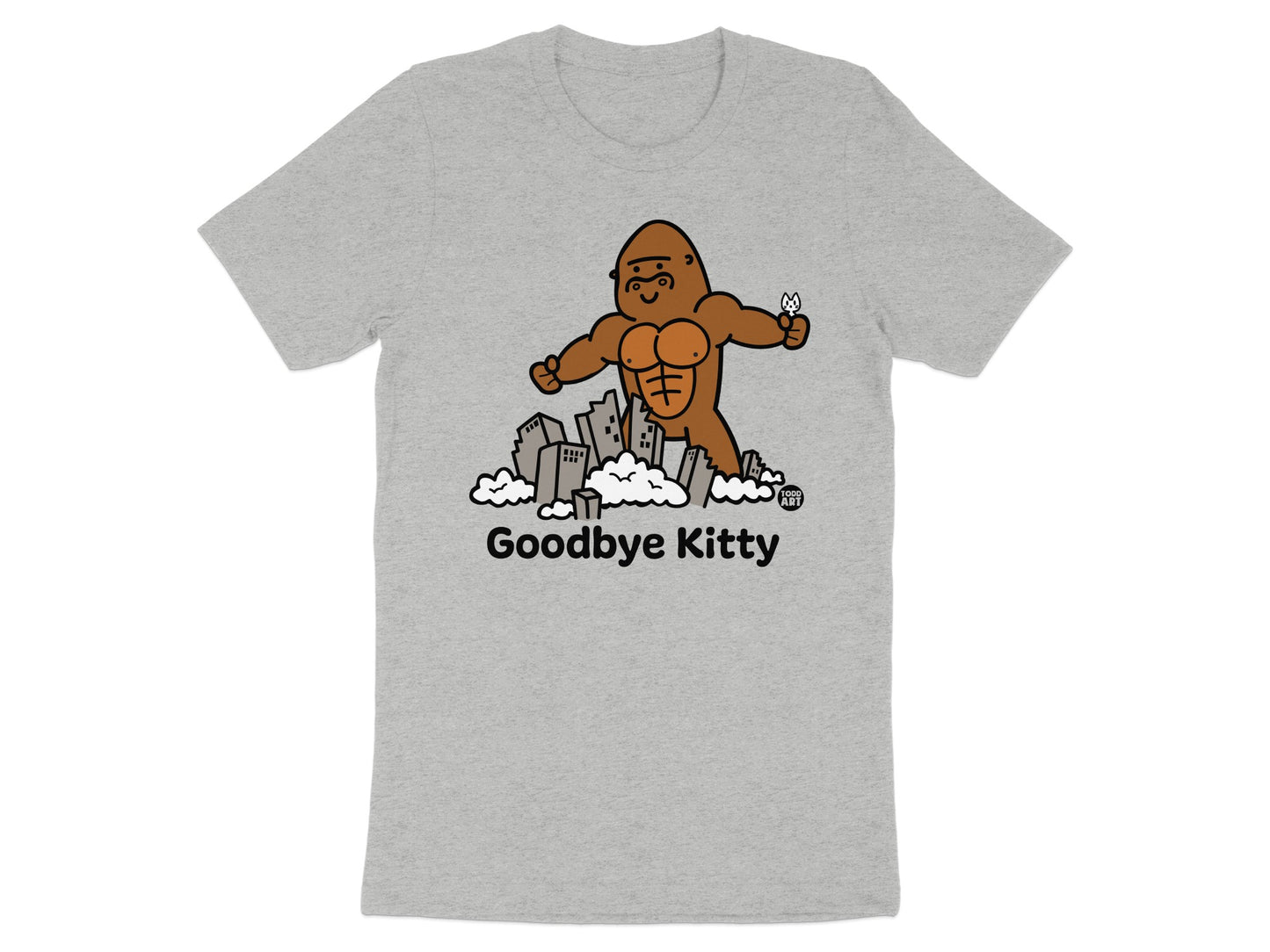Funny Goodbye Kitty Graphic Tee Shirt