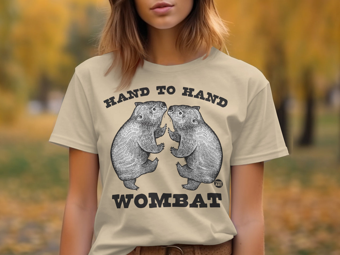 Hand to Hand Wombat Graphic T-Shirt product