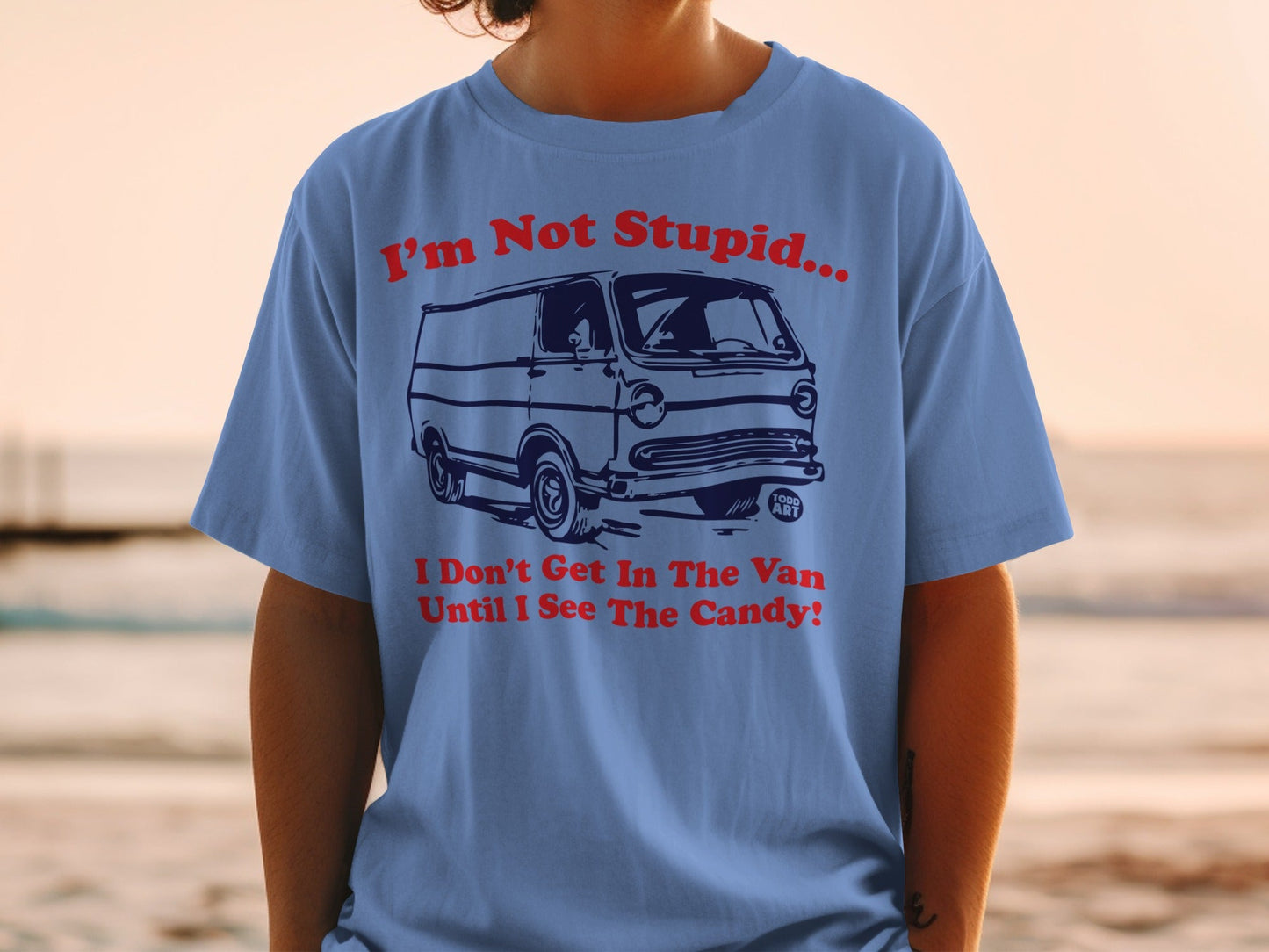 I'm Not Stupid I Don't Get In The Van T-shirt
