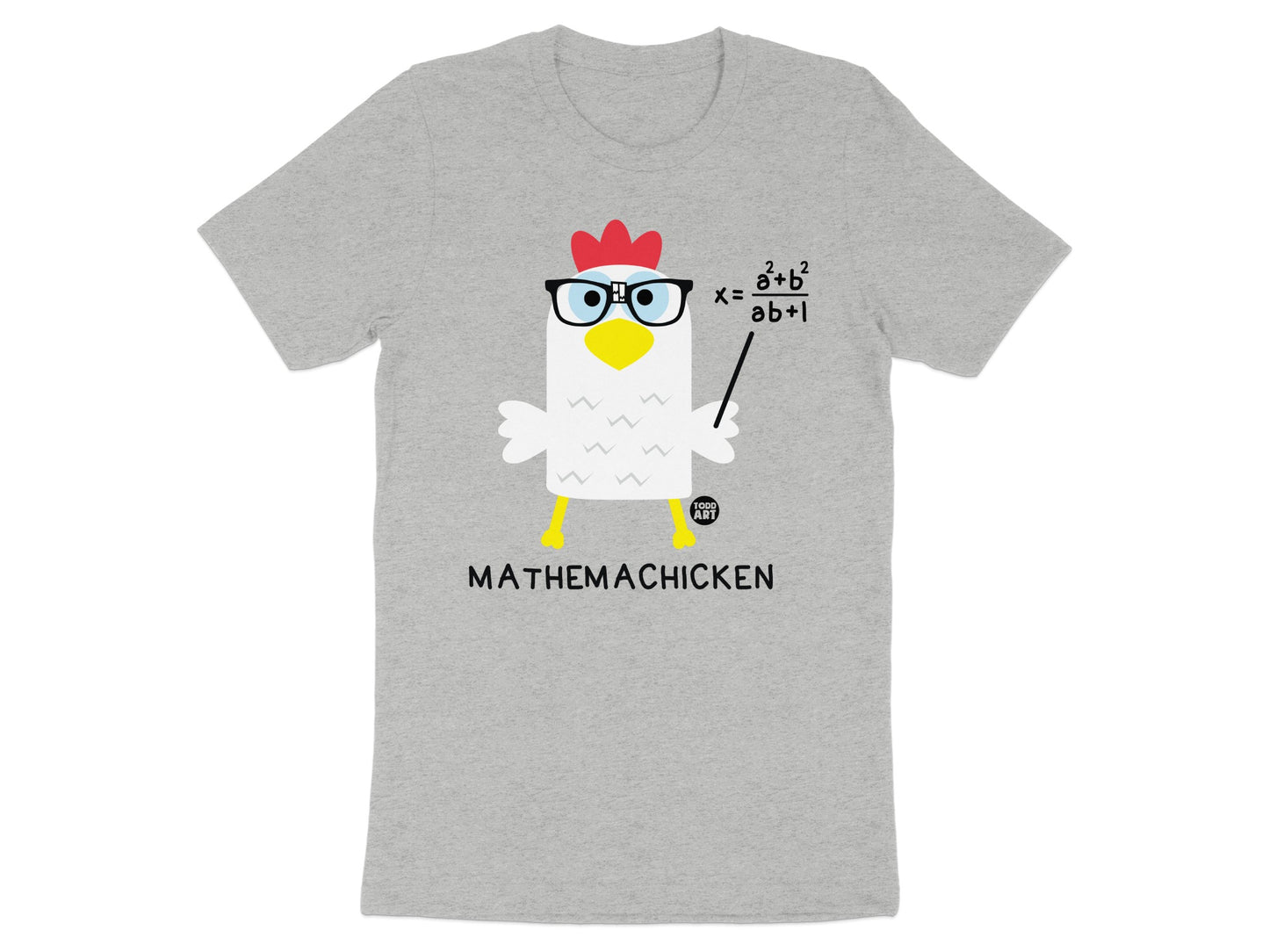 Funny Mathemachicken T-shirt For Math Enthusiasts
