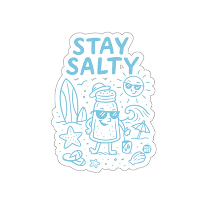 Stay Salty Beach Illustration Sticker