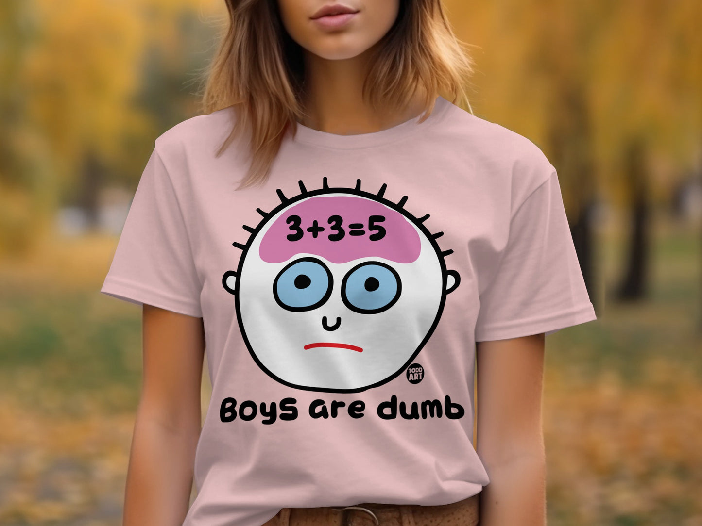 Boys Are Dumb Graphic Tee Casual Wear