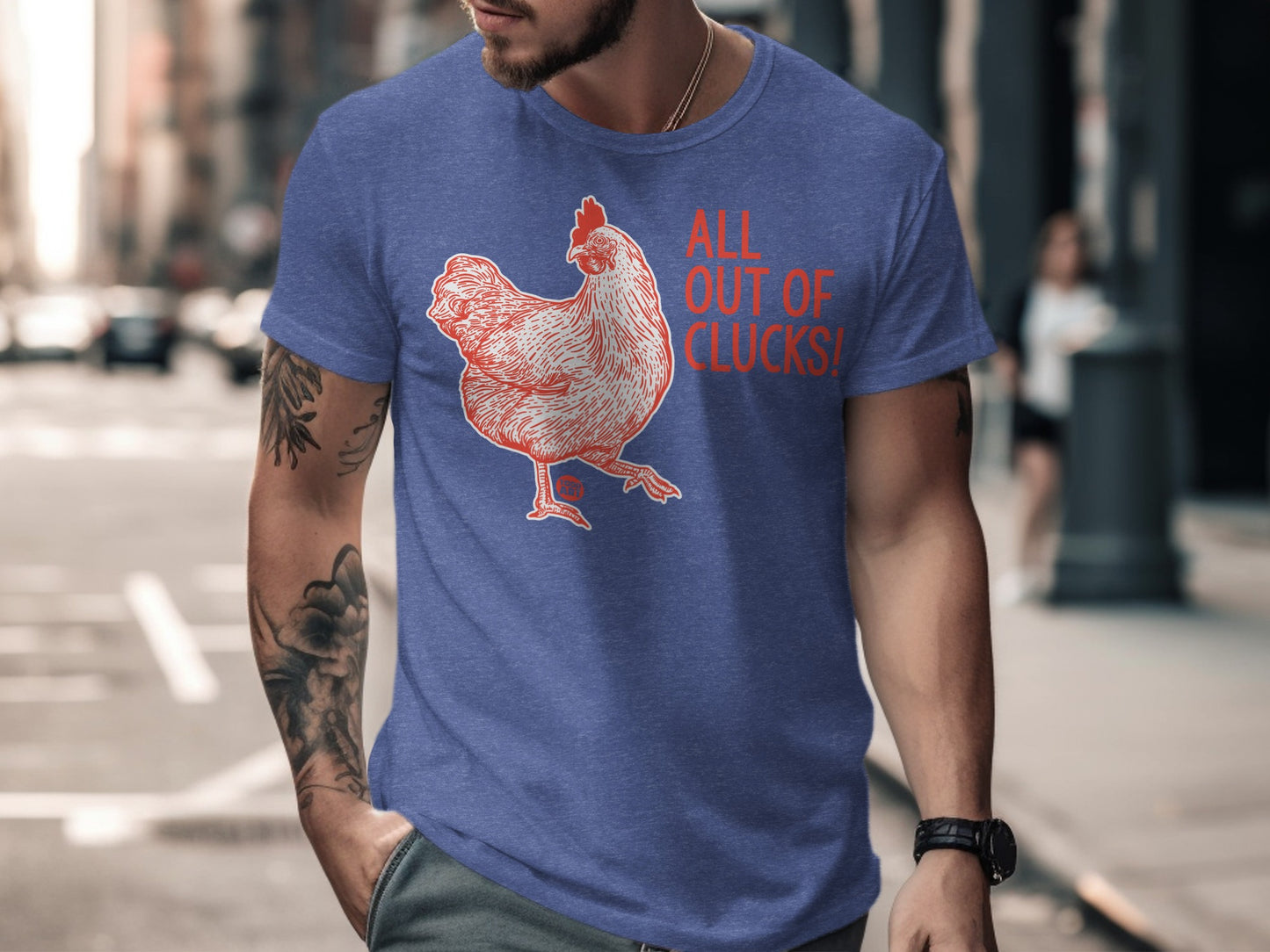 All Out Of Clucks Hen T-Shirt Funny Chicken Shirt