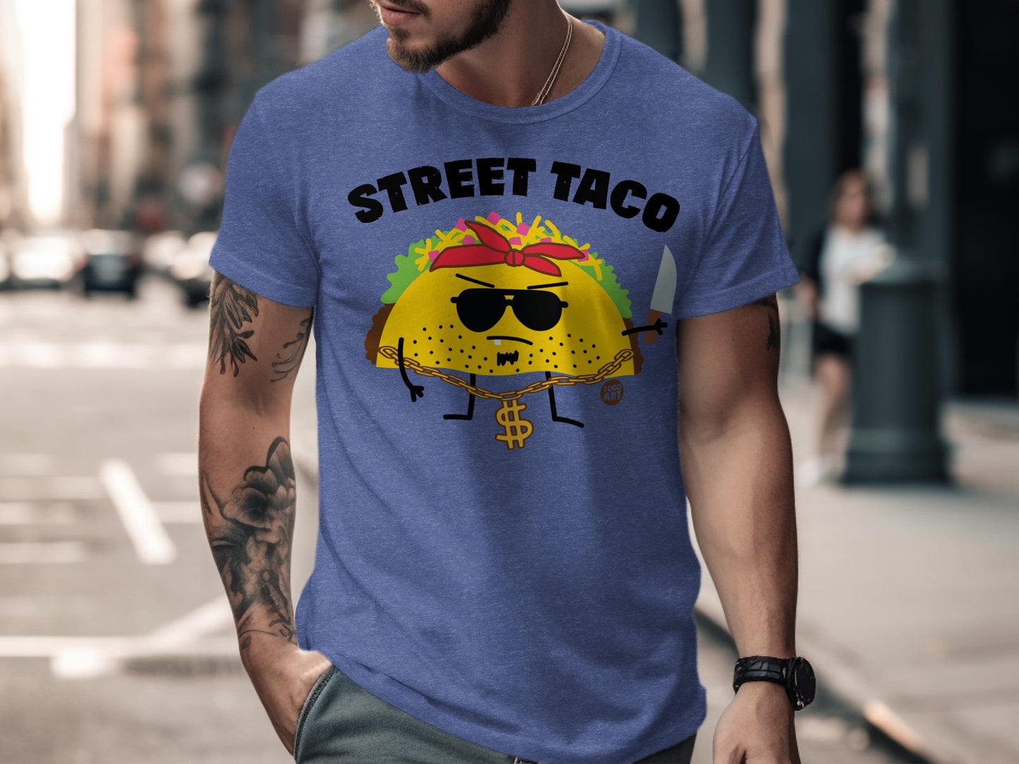 Funny Street Taco Graphic Cool and Trendy T-shirt Product