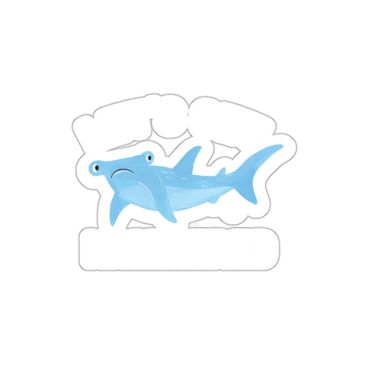 Lets Get Hammered Hammerhead Shark Todd Art Design sticker
