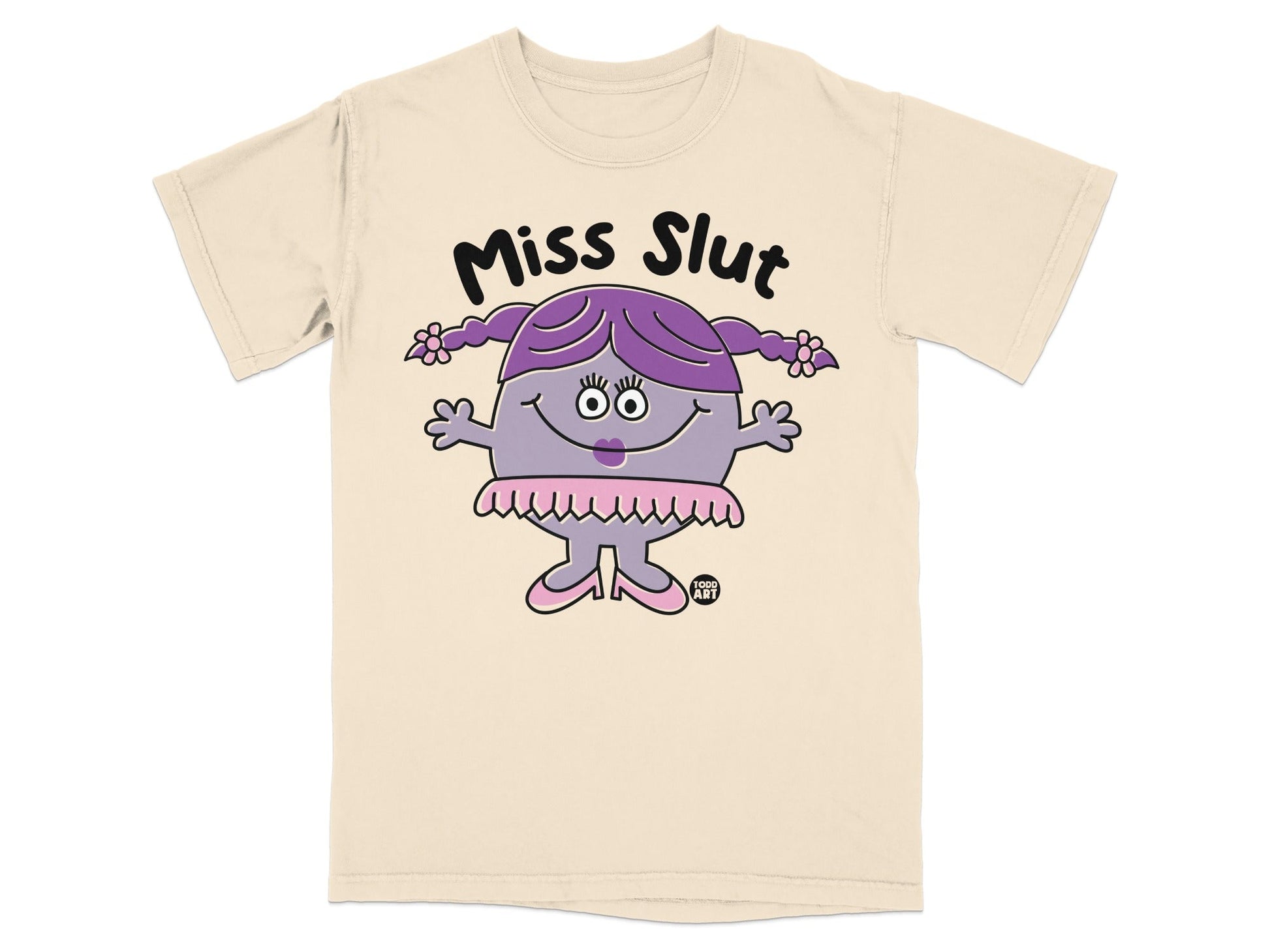 Miss Slut Character Graphic Printed T-Shirt
