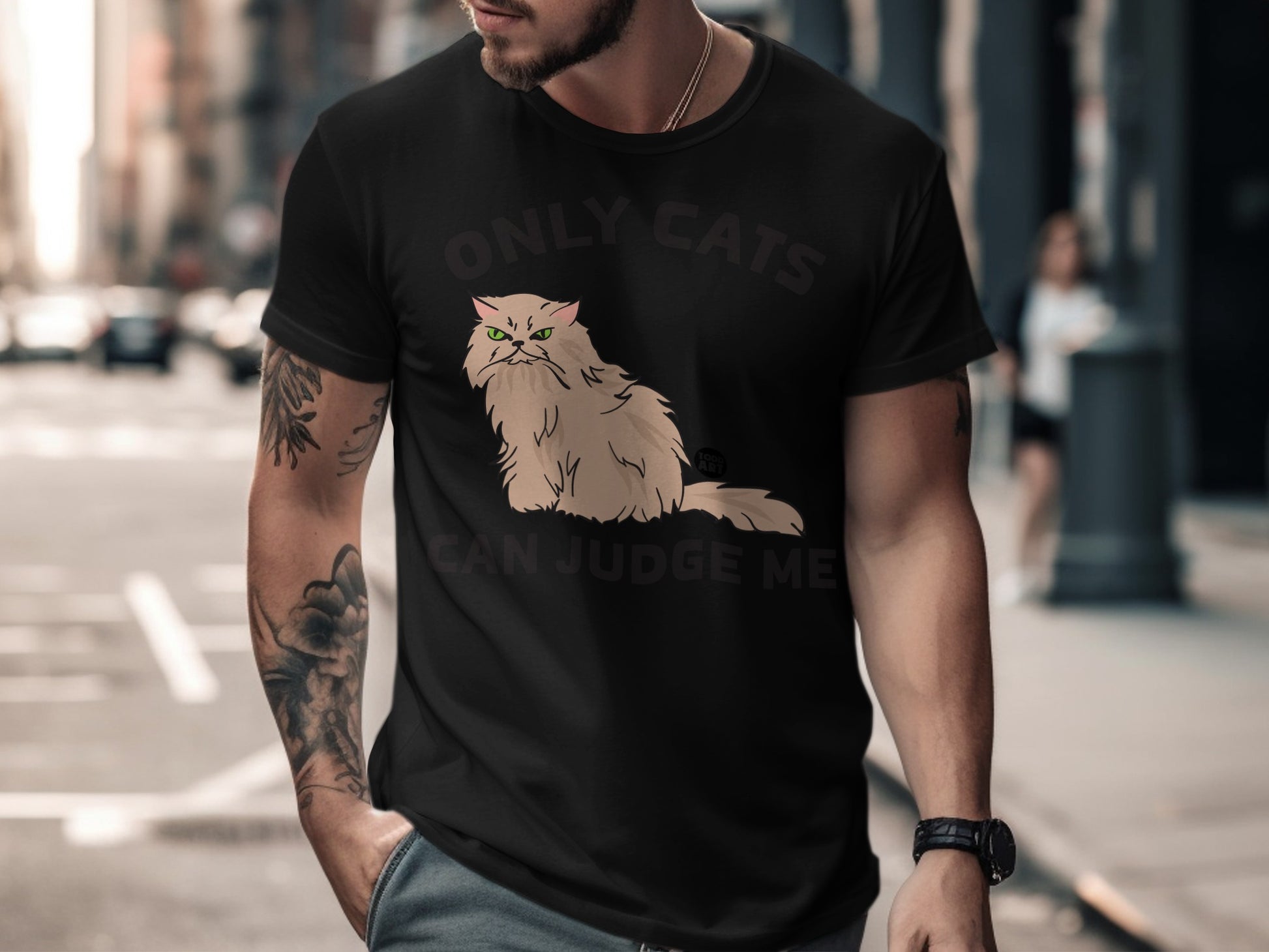 Only Cats Can Judge Me Funny Graphic T-shirt