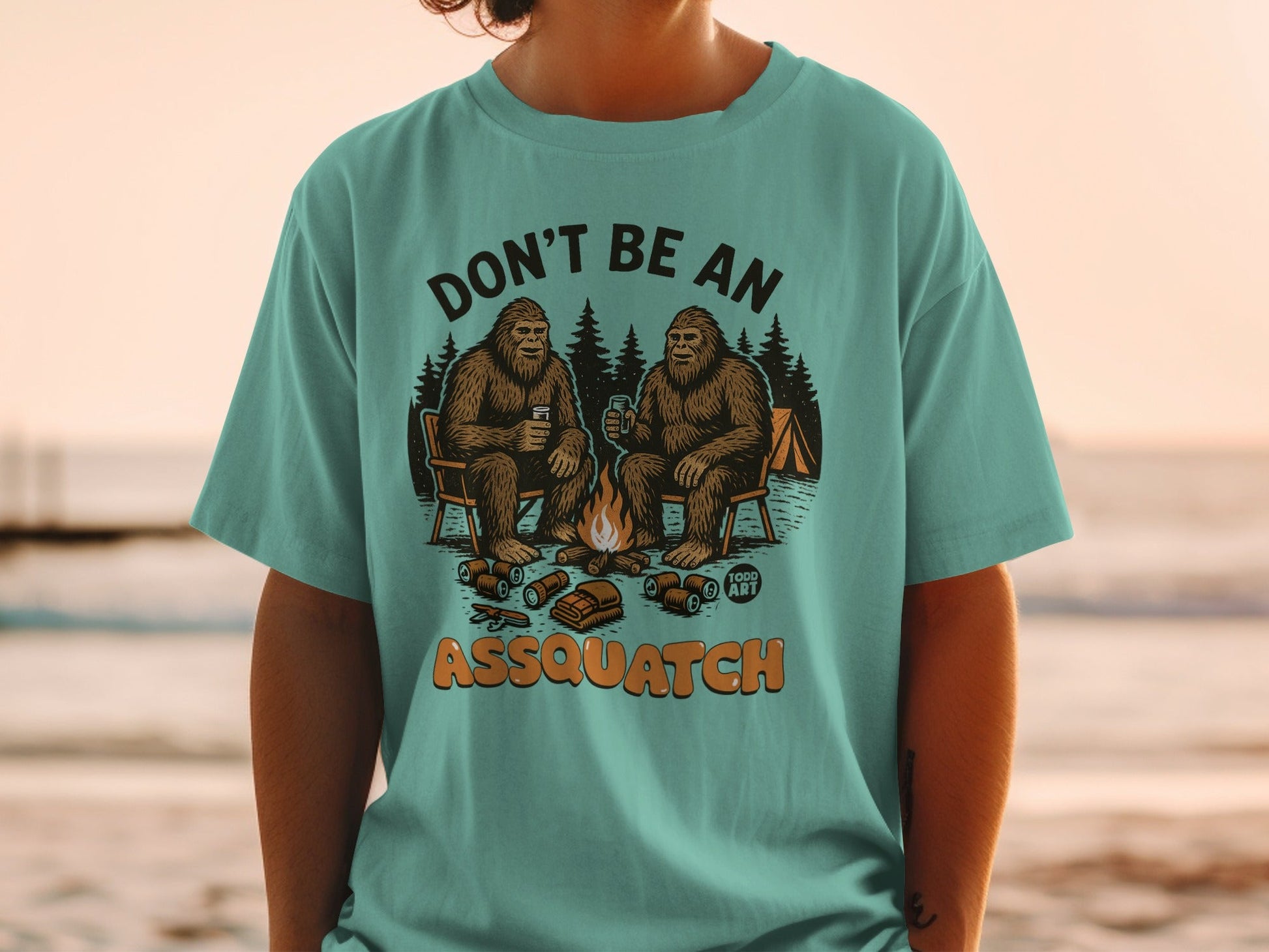 Don't Be An Assquatch Funny Camping T-Shirt