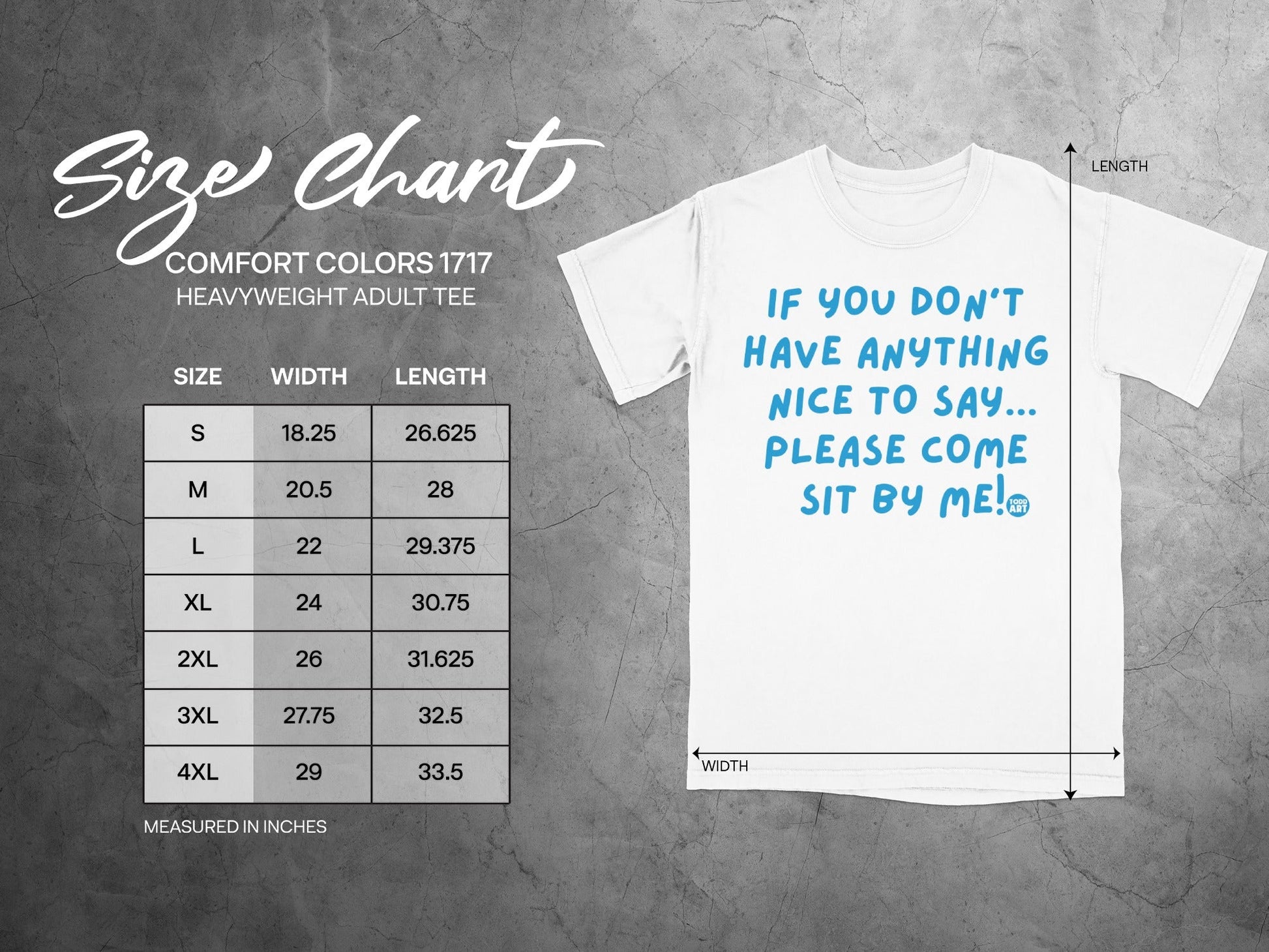 If You Don't Have Anything Nice To Say Please Come Sit Tee