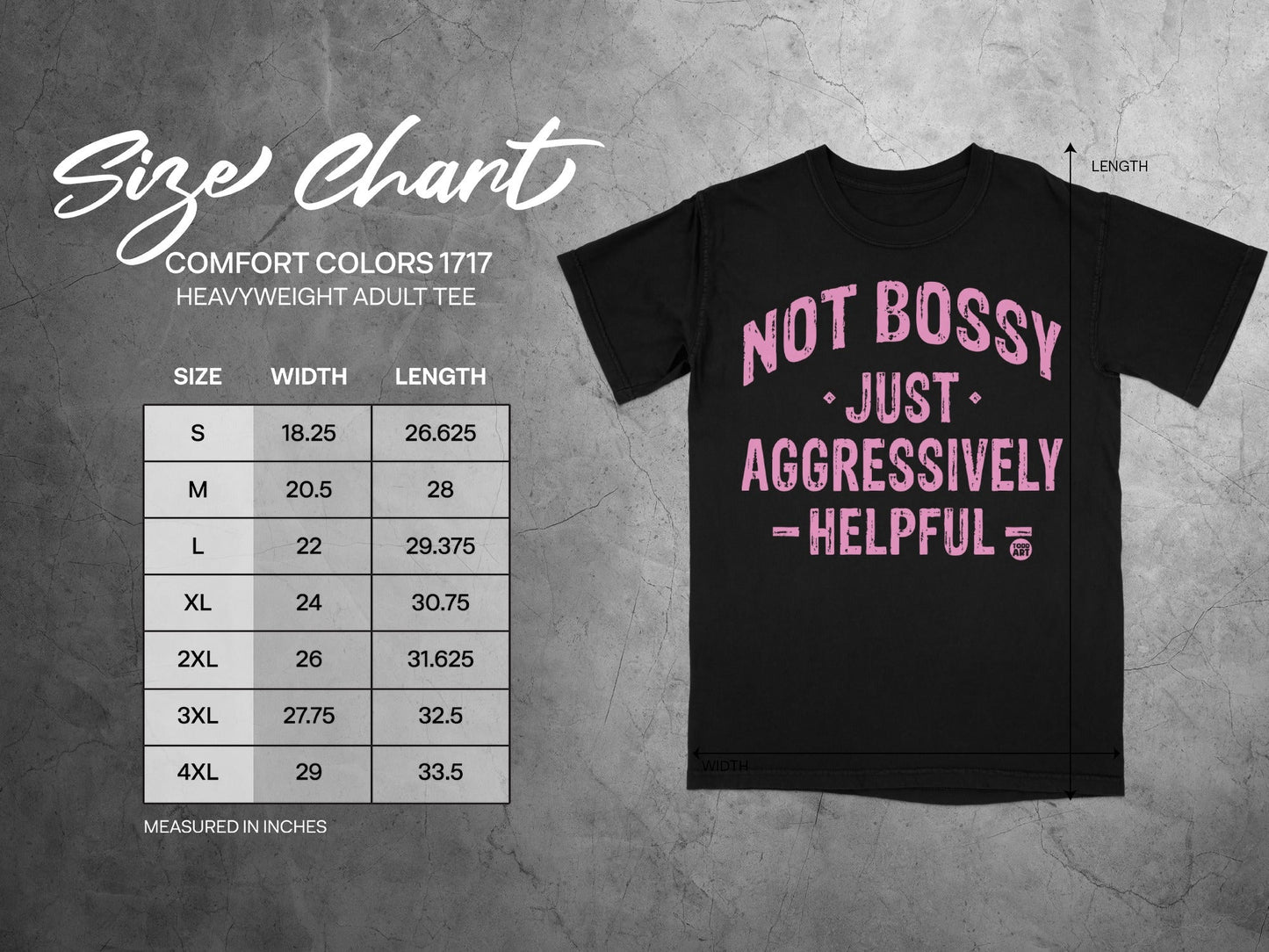 Not Bossy Just Aggressively Helpful Adult Tee