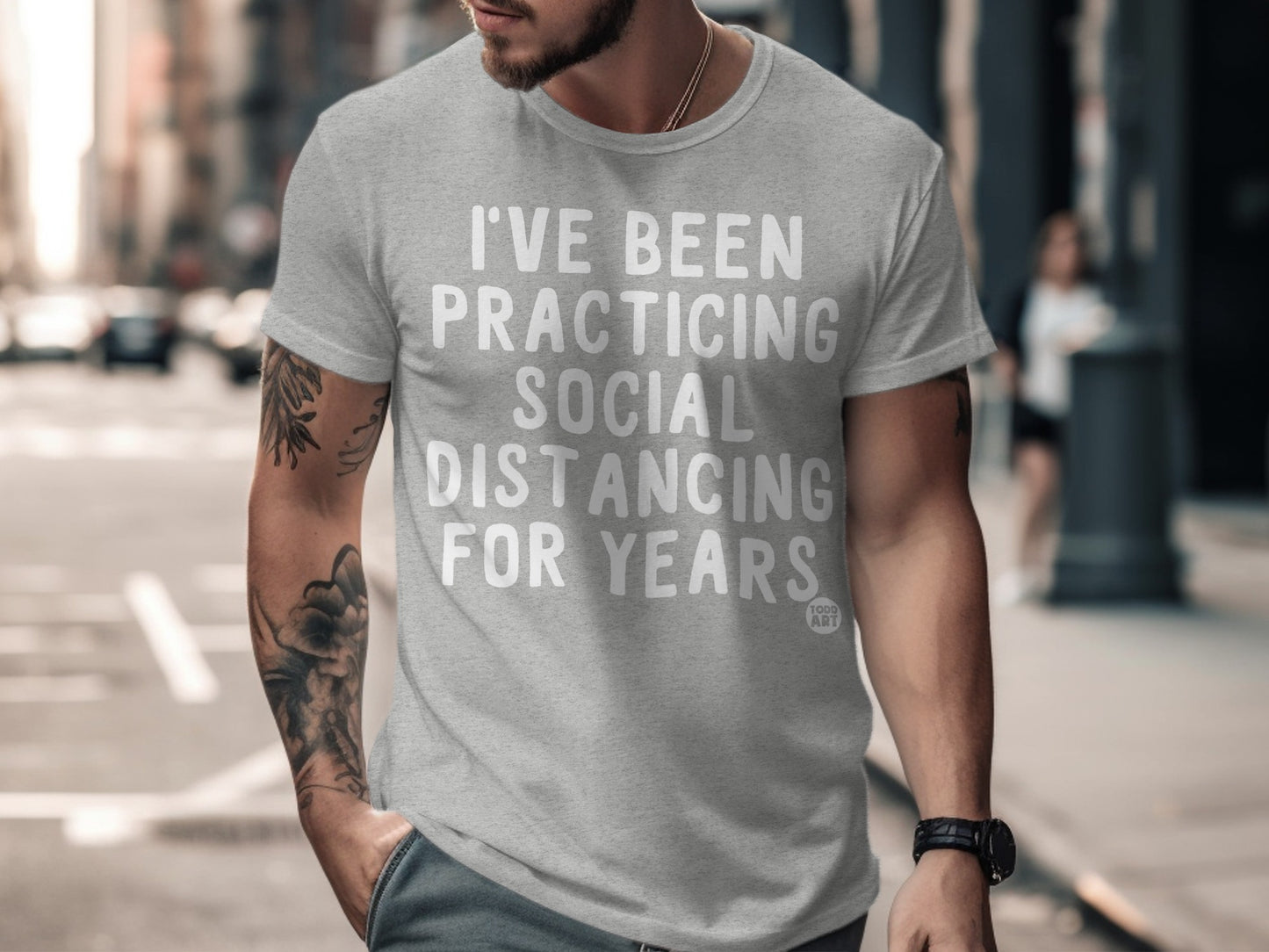 I've Been Practicing Social Distancing For Years Shirt