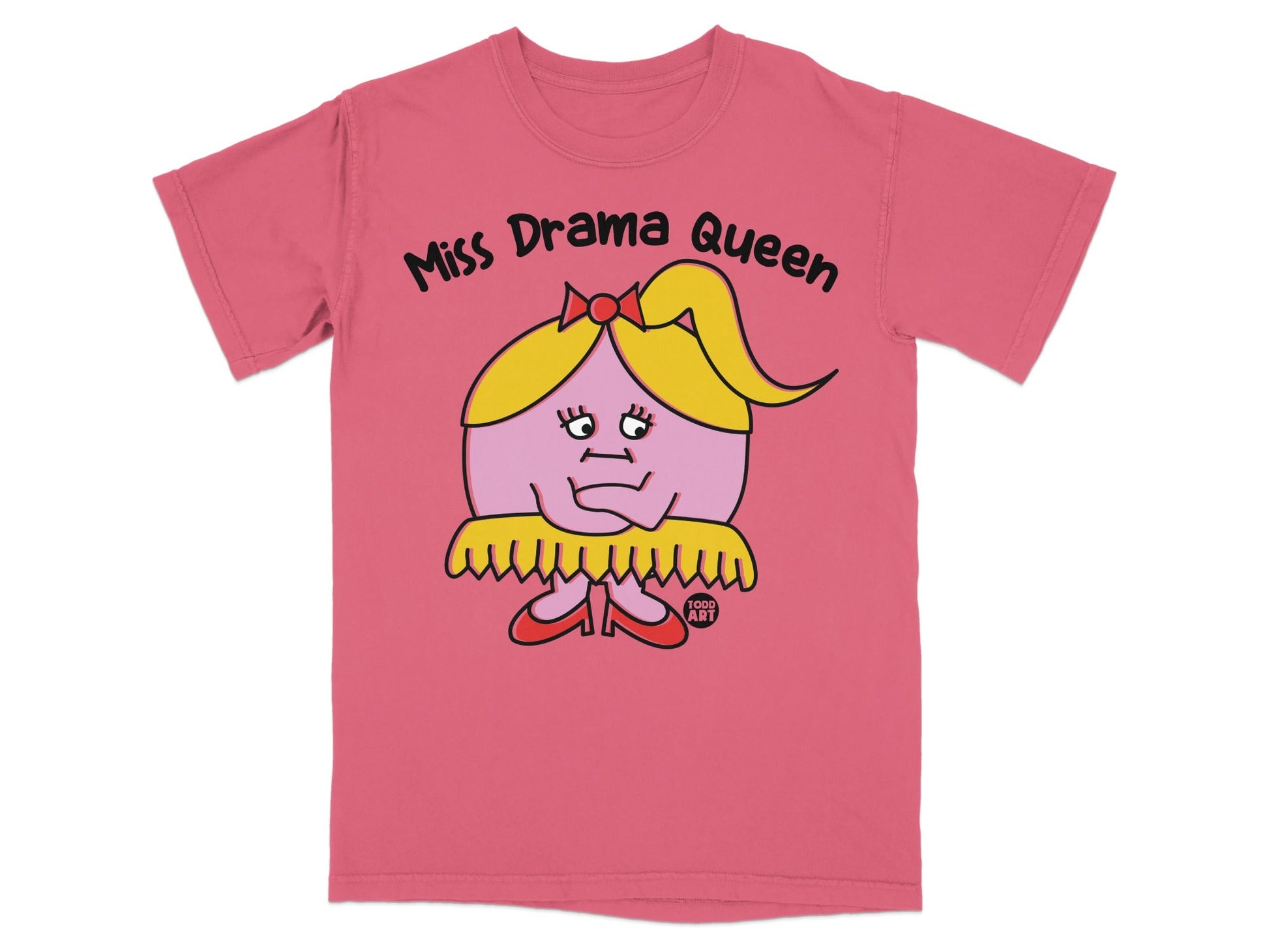 Miss Drama Queen Graphic Tee Shirt Trendy Top