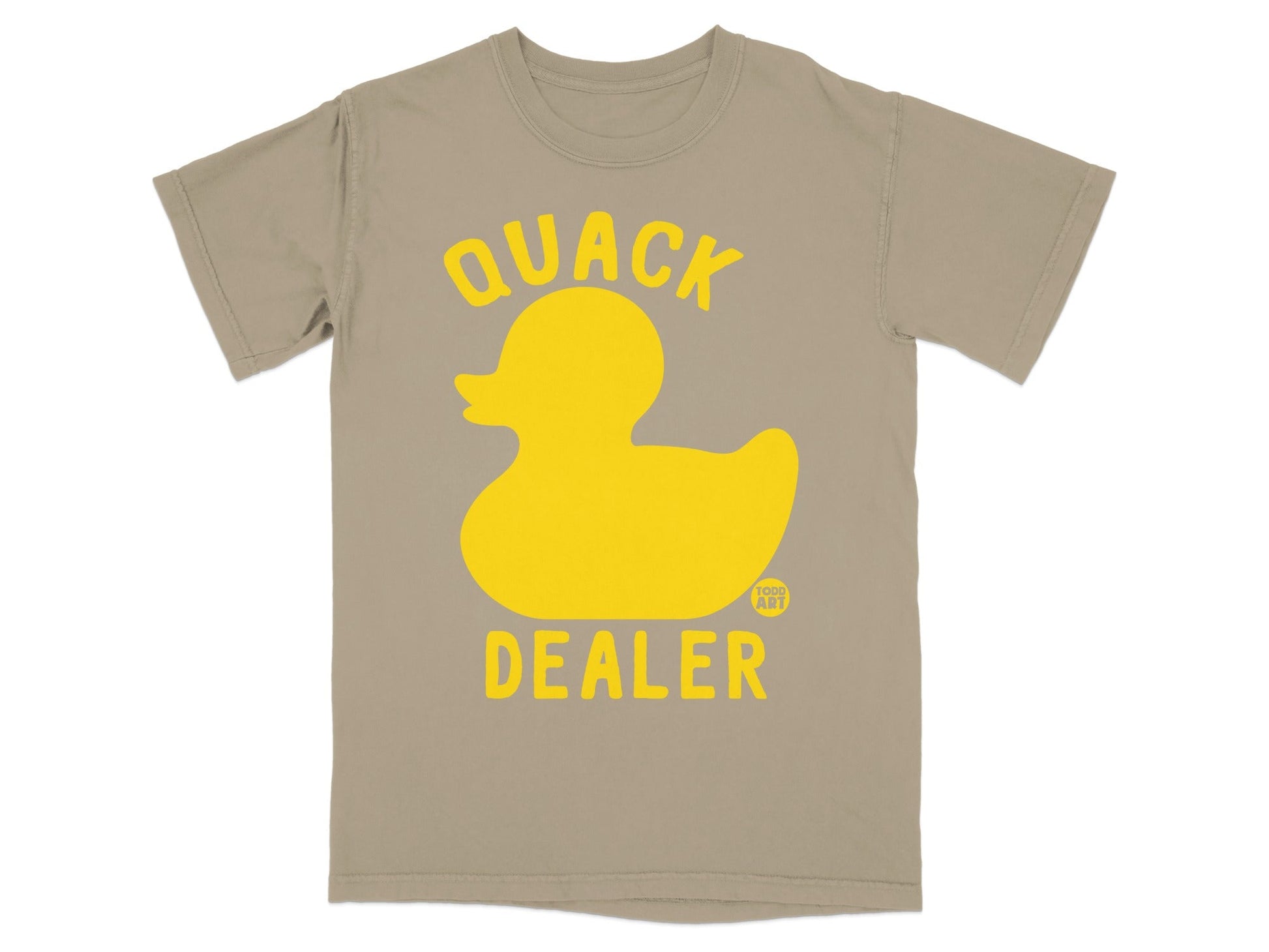 Quack Dealer Yellow Duck Graphic Tee Shirt