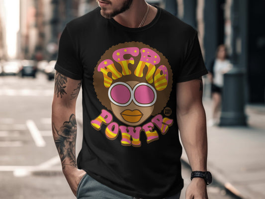 Afro Power Graphic Tee Afrofuturistic Shirt