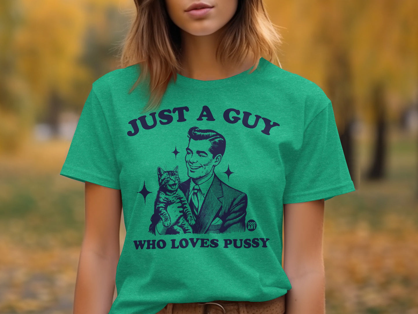 Just a Guy Who Loves Pussy Funny Shirt