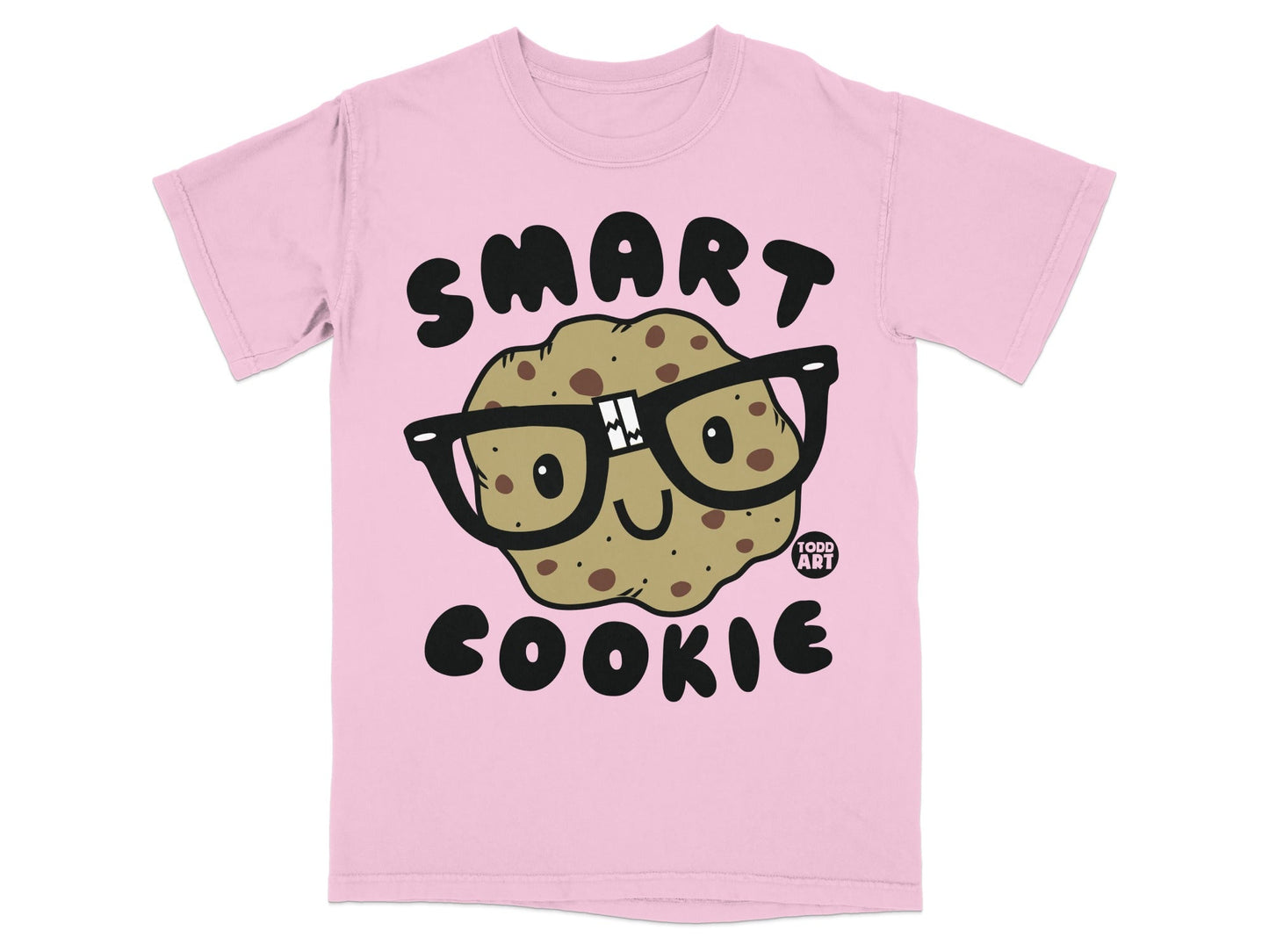 Smart Cookie Graphic Tee Funny Nerdy Character Shirt