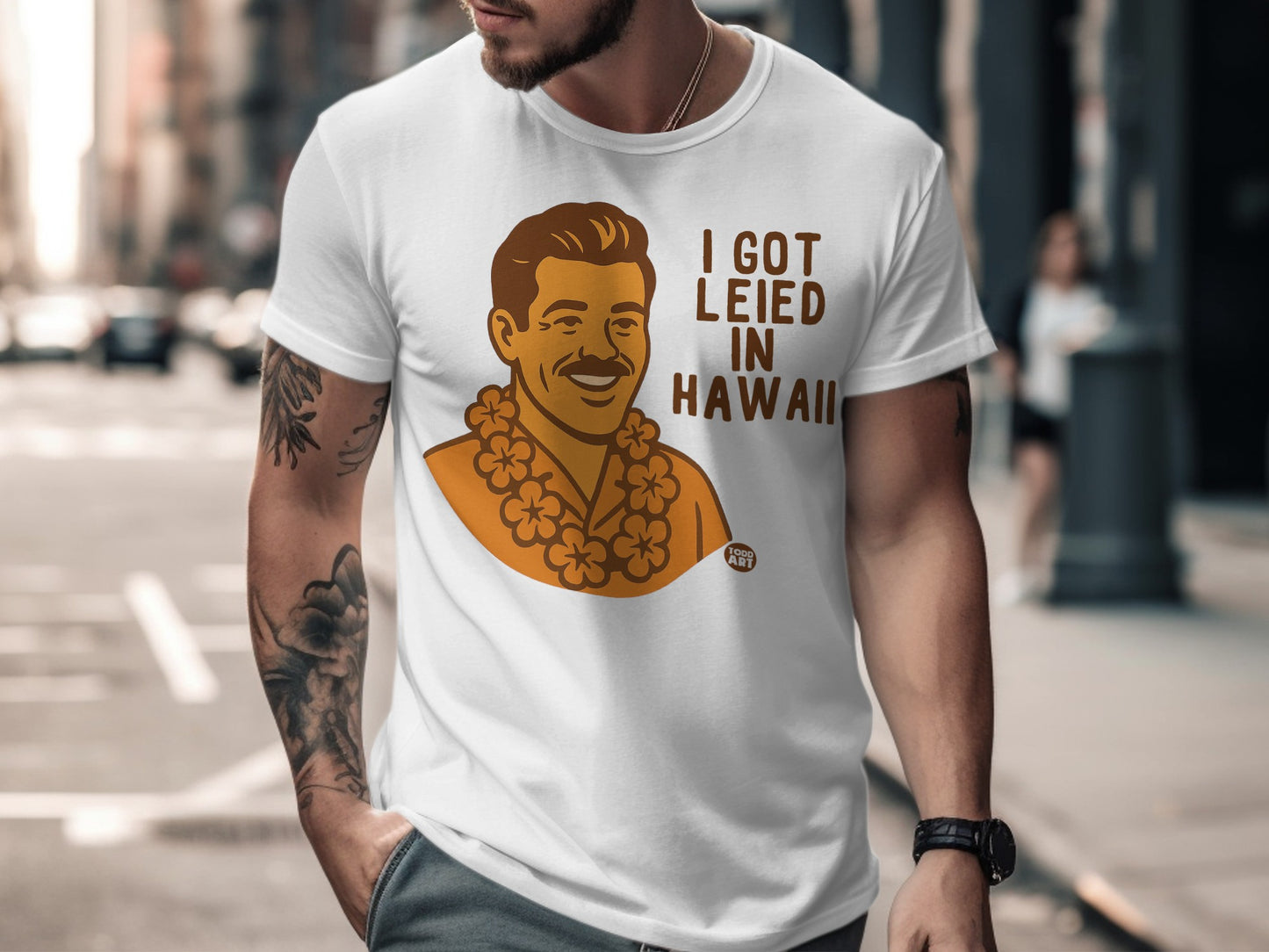 I Got Lei'd In Hawaii Graphic T-Shirt for Men