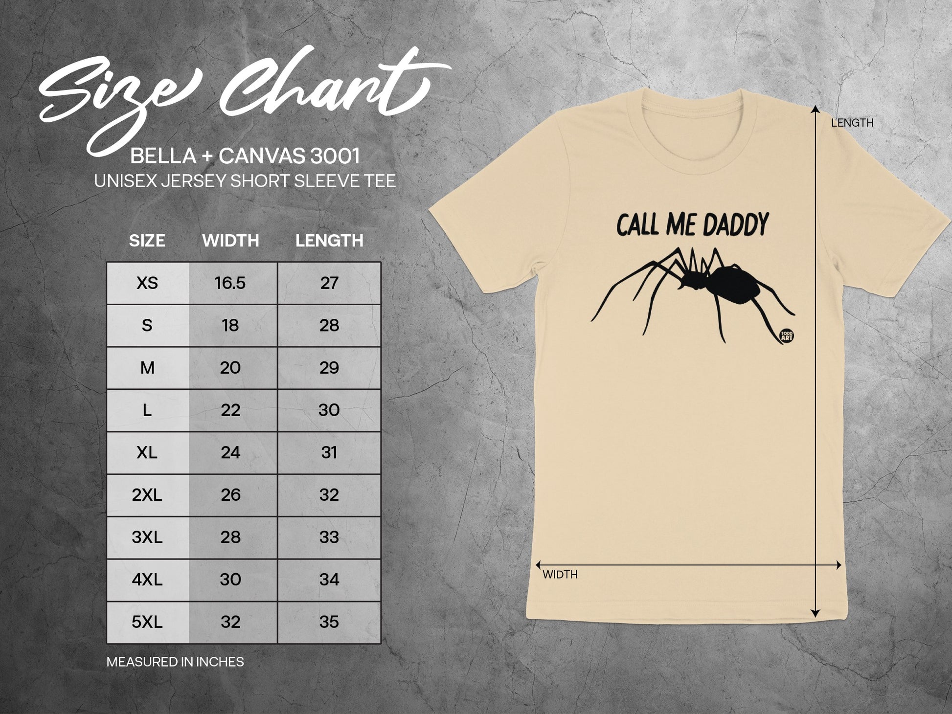 Call Me Daddy Spider Unisex Jersey Short Sleeve Tee