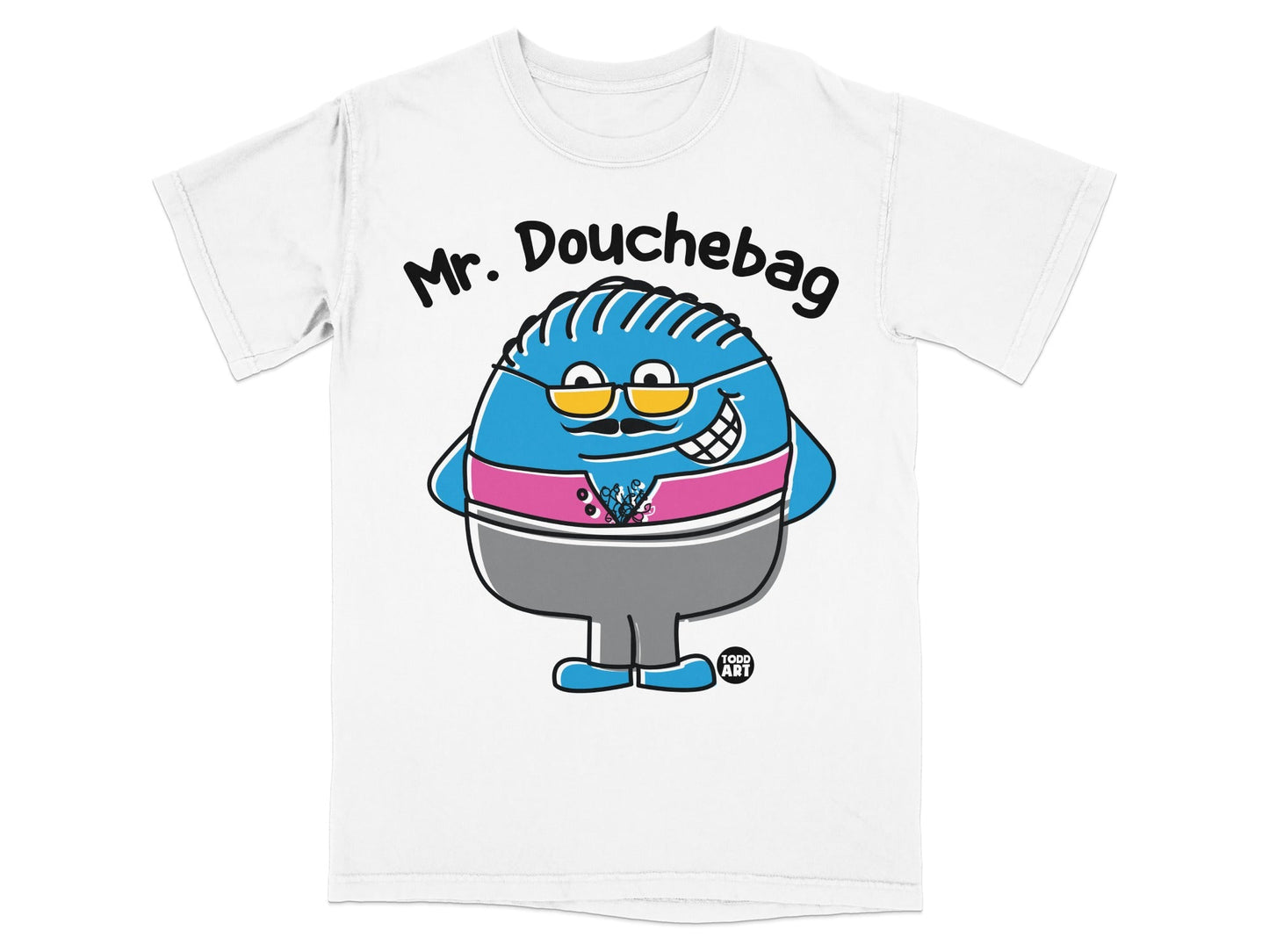 Mr. Douchebag Funny Cartoon Character T-Shirt Product