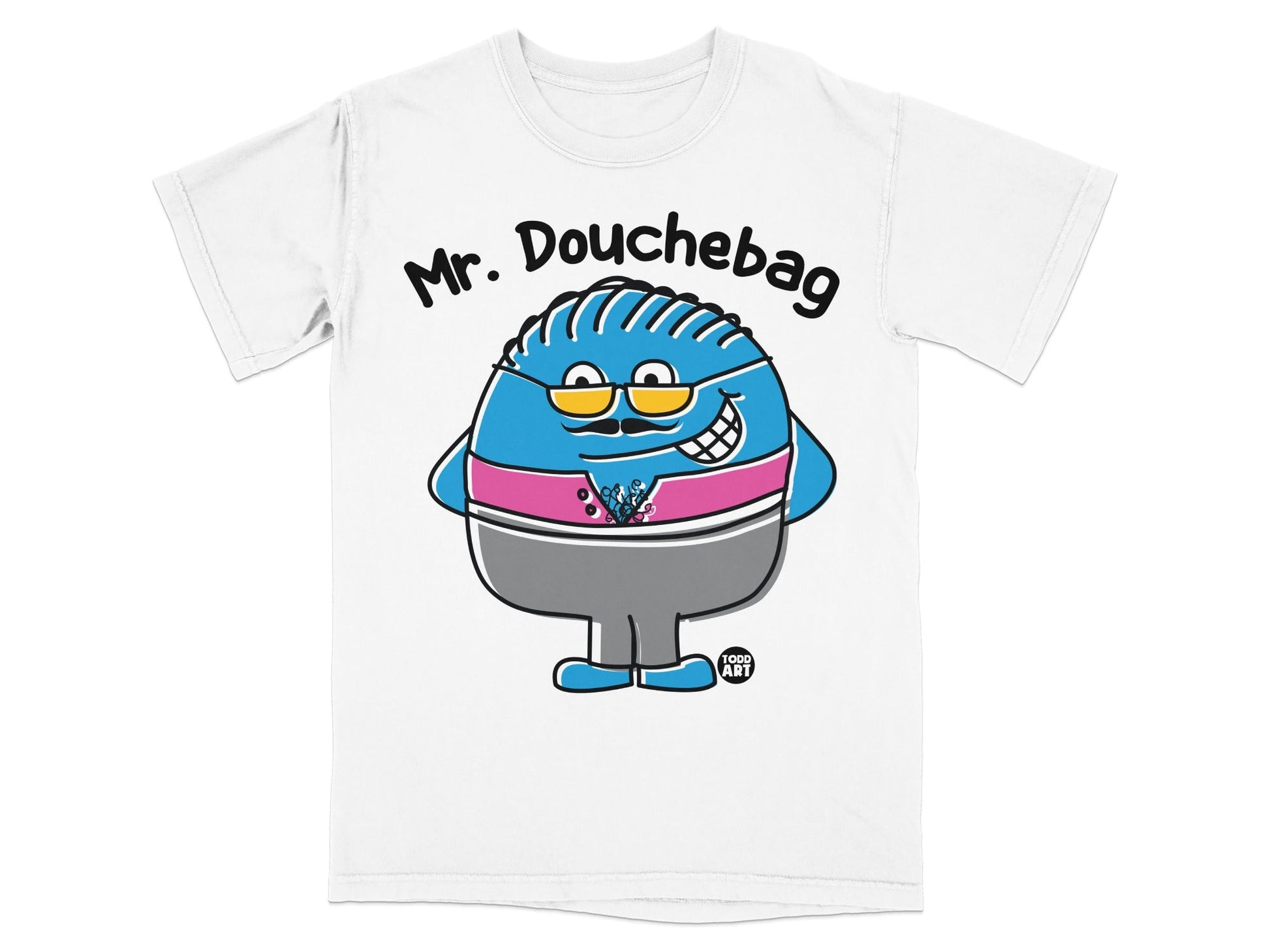 Mr. Douchebag Funny Cartoon Character T-Shirt Product