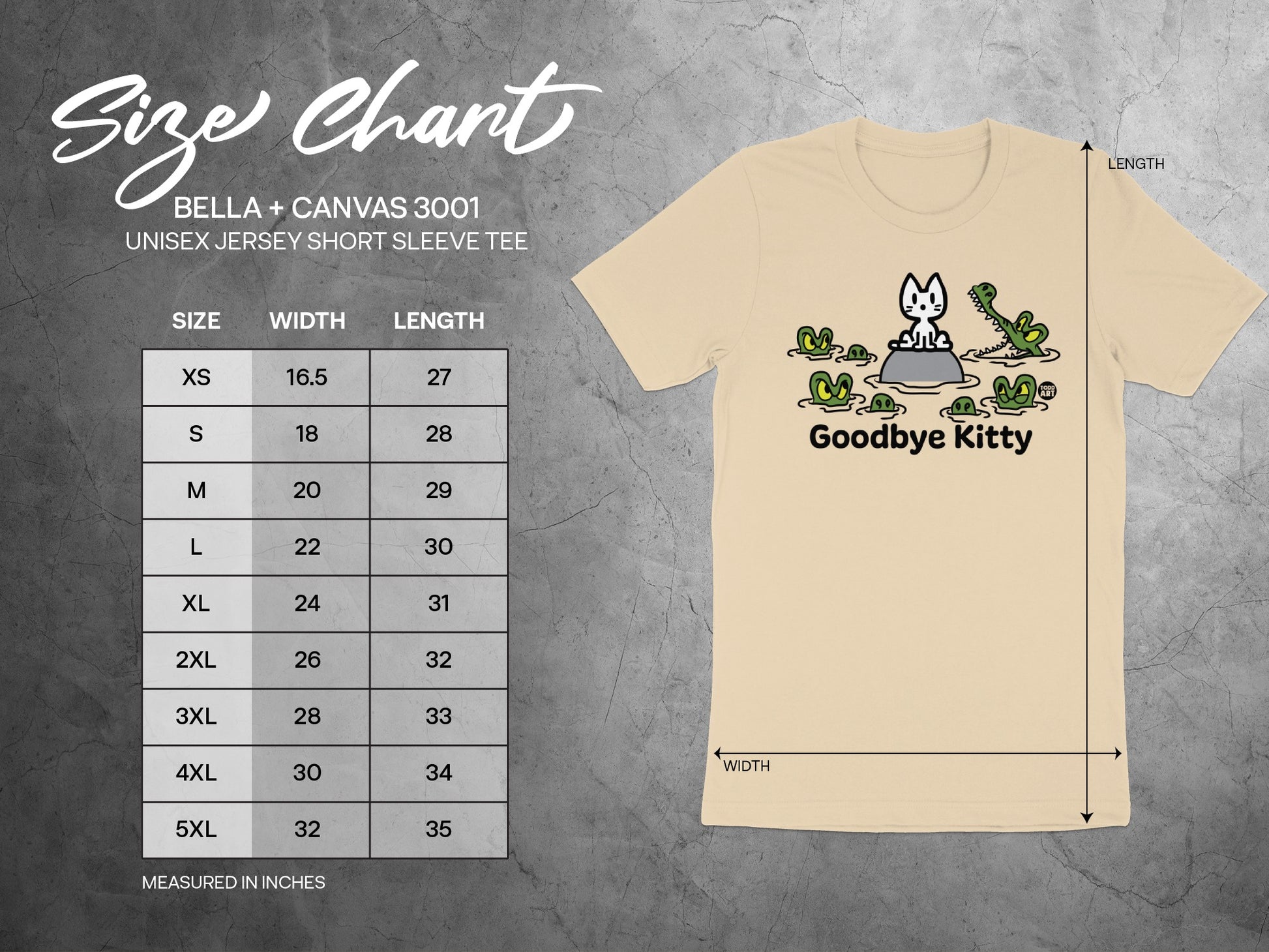 Goodbye Kitty Unisex Jersey Short Sleeve Tee