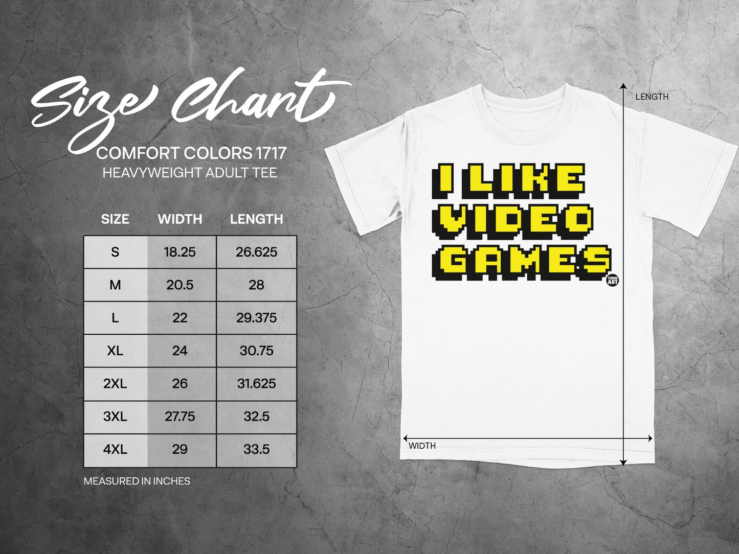I Like Video Games Graphic Tee Adult T-Shirt