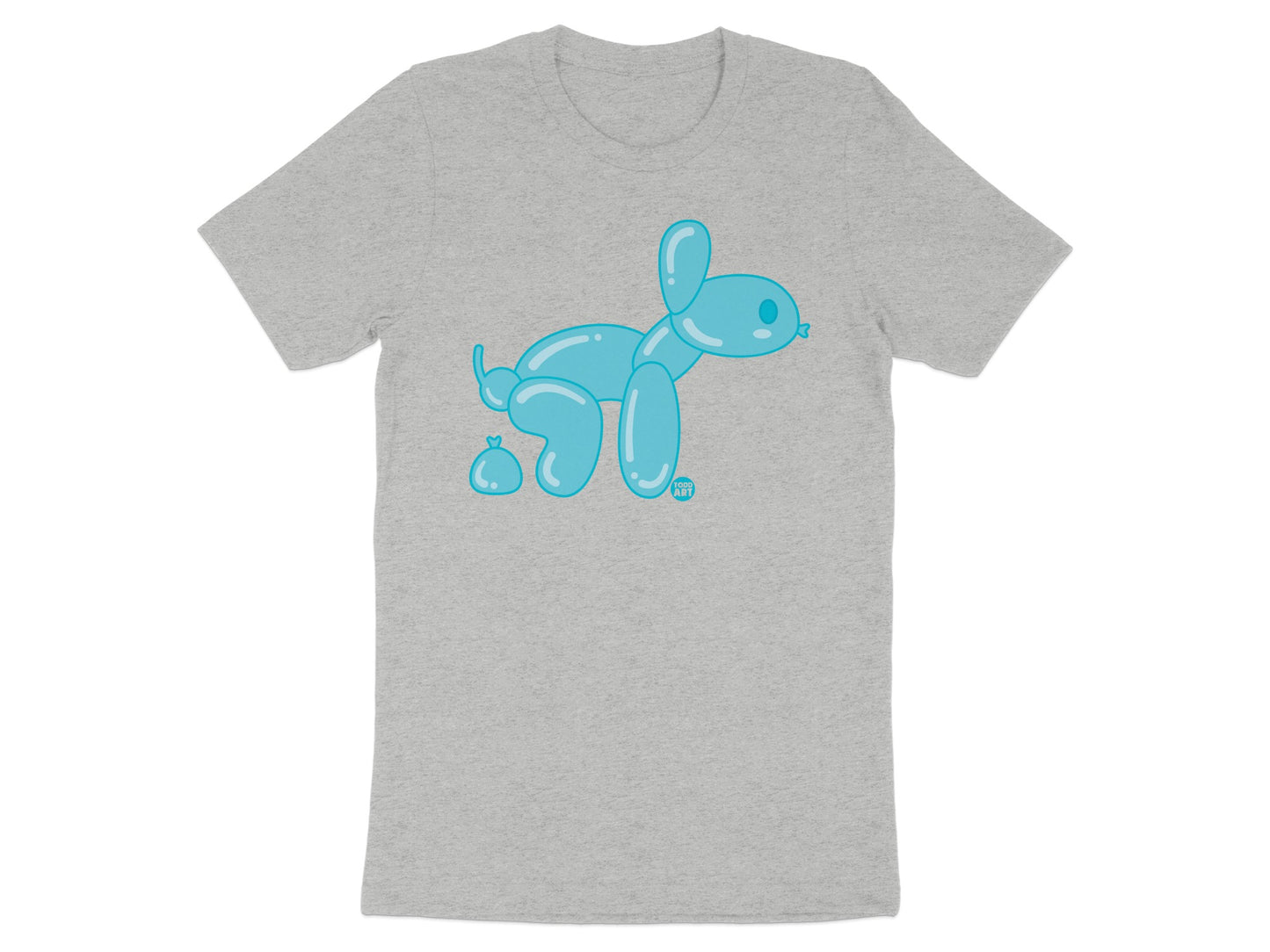 Balloon Dog Artwork on Casual Everyday Shirt