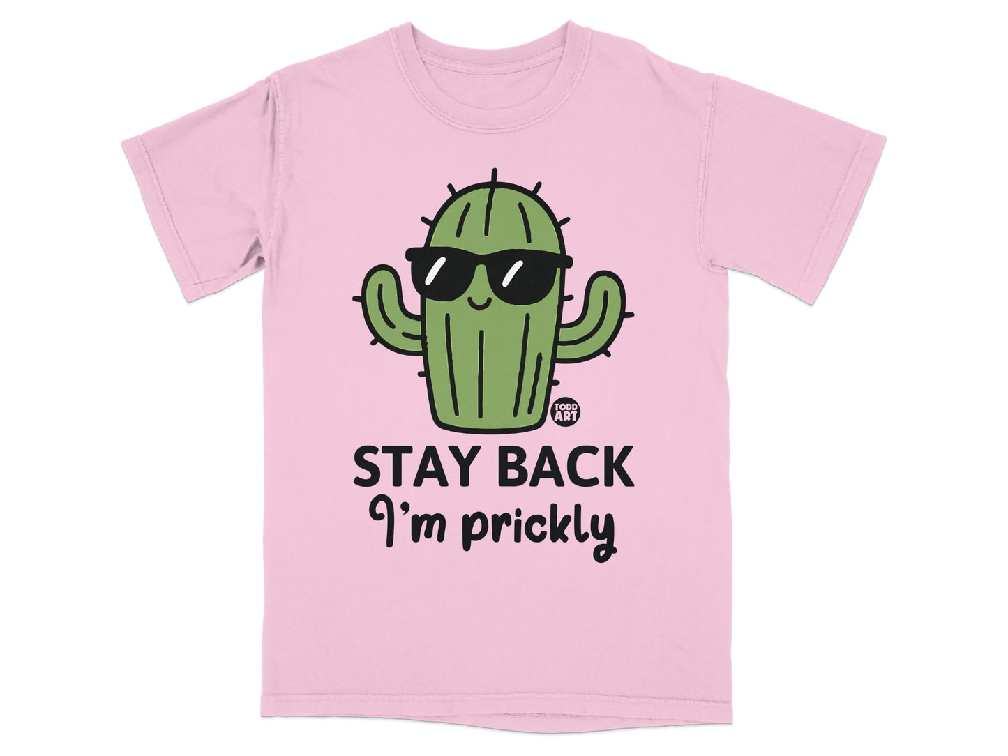 Stay Back I'm Prickly Funny Cactus Graphic T-Shirt