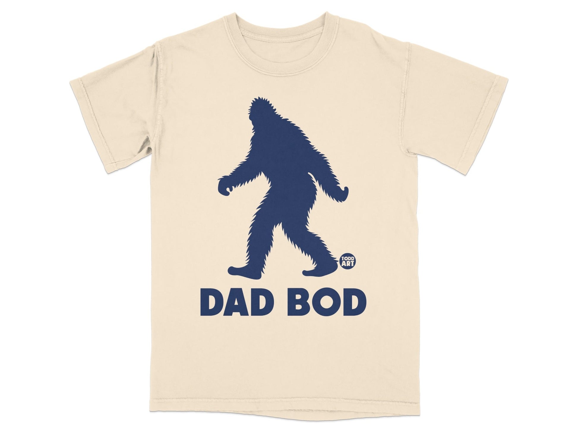 Sasquatch Dad Bod Graphic Tee Shirt for Casual Wear