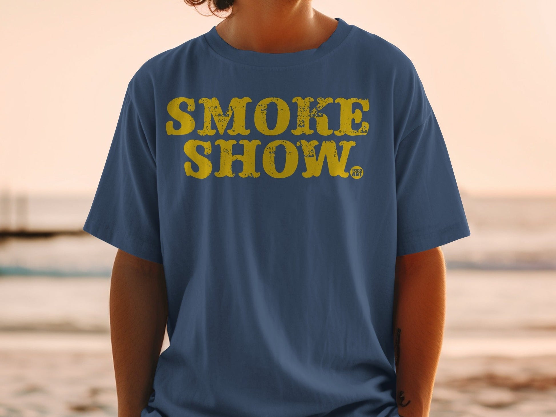 Smoke Show Graphic Tee Casual Stylish T-Shirt