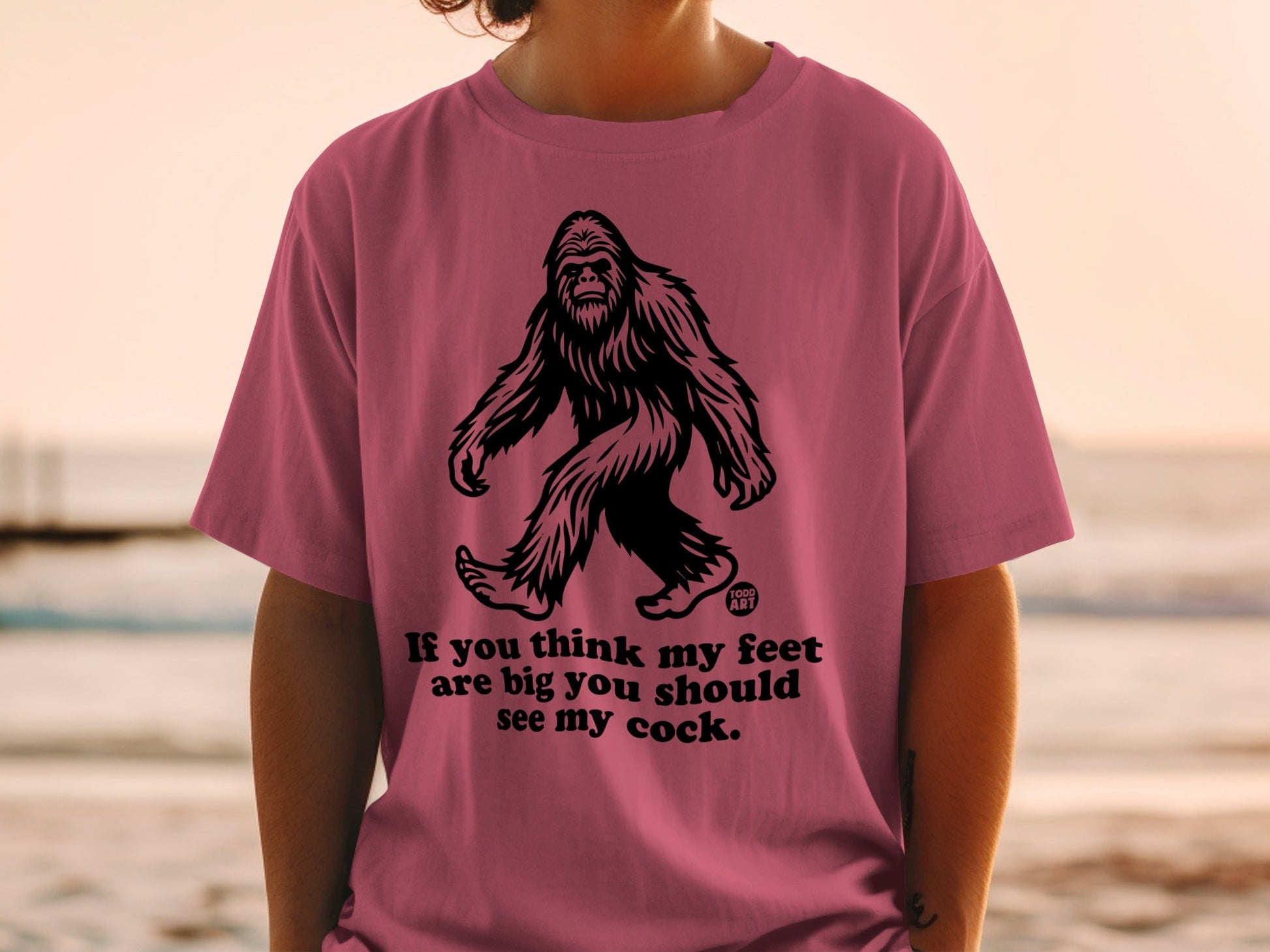 Bigfoot Humorous Graphic Tee with Funny Quote