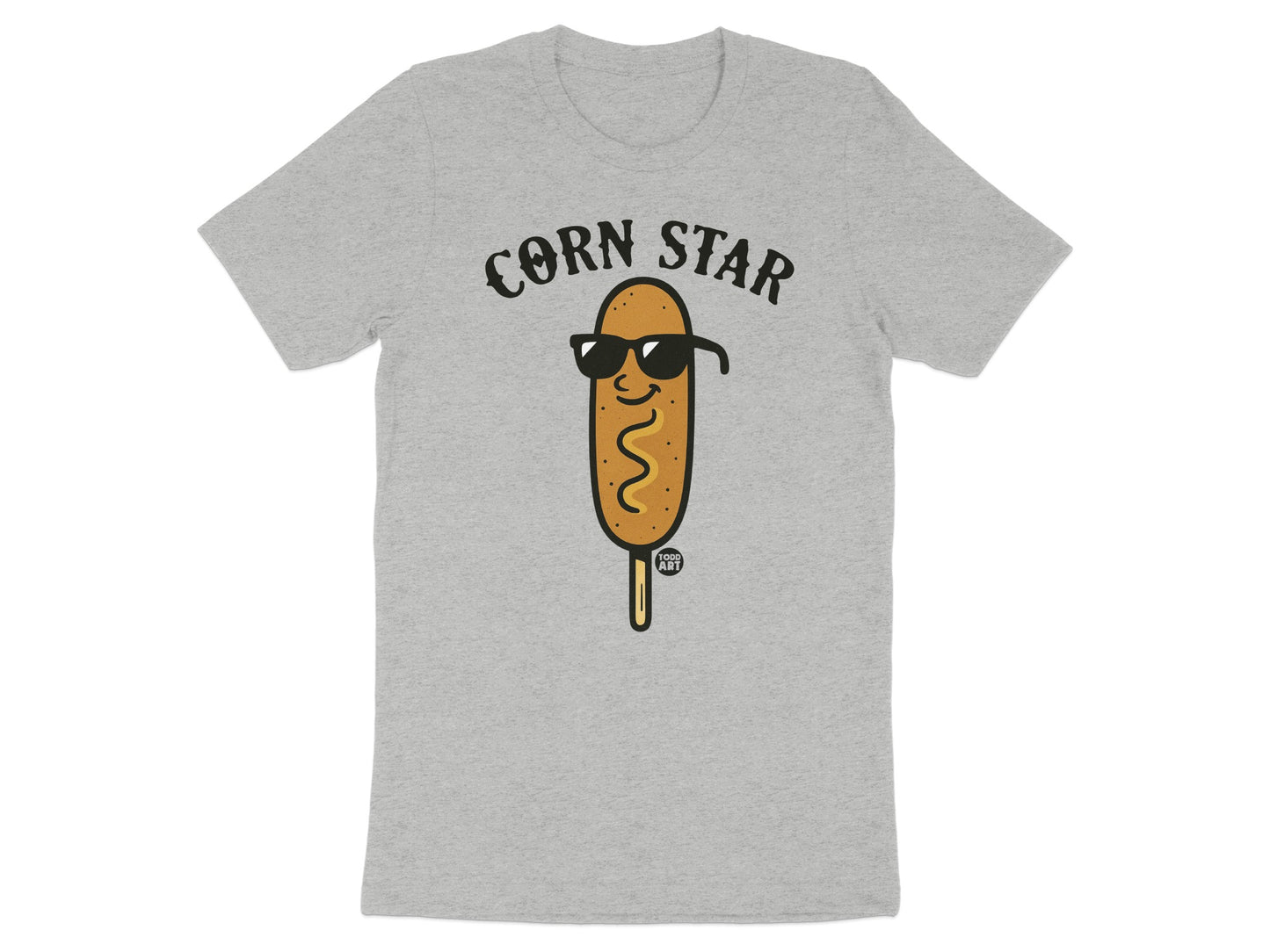 Corn Star Funny Cartoon Graphic T-Shirt product