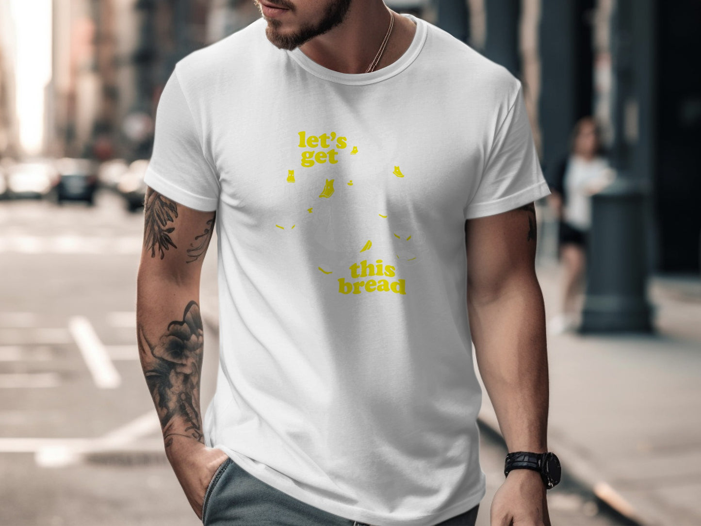 Let's Get This Bread Graphic Tee for Casual Wear