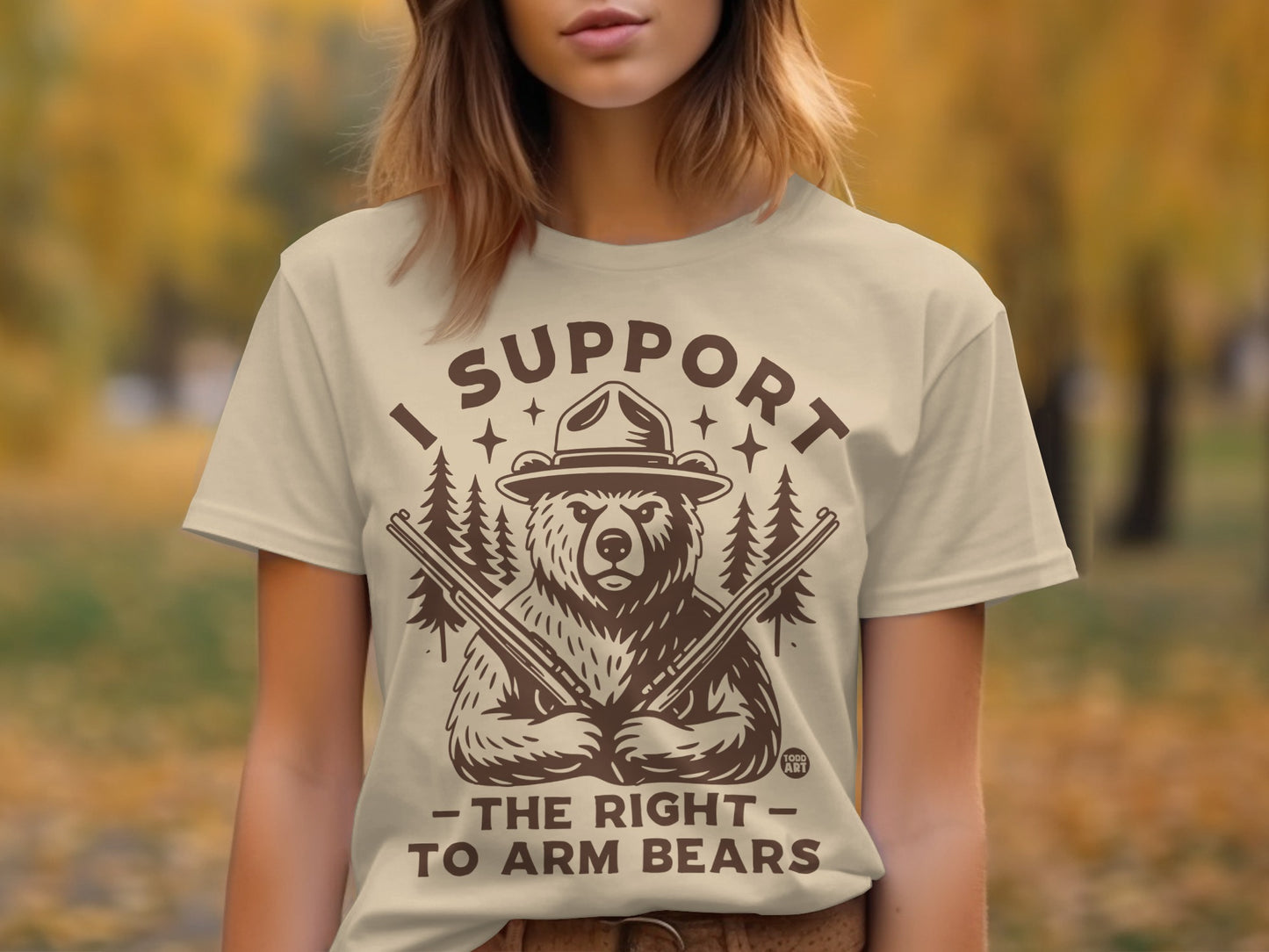 I Support The Right To Arm Bears Graphic Tee