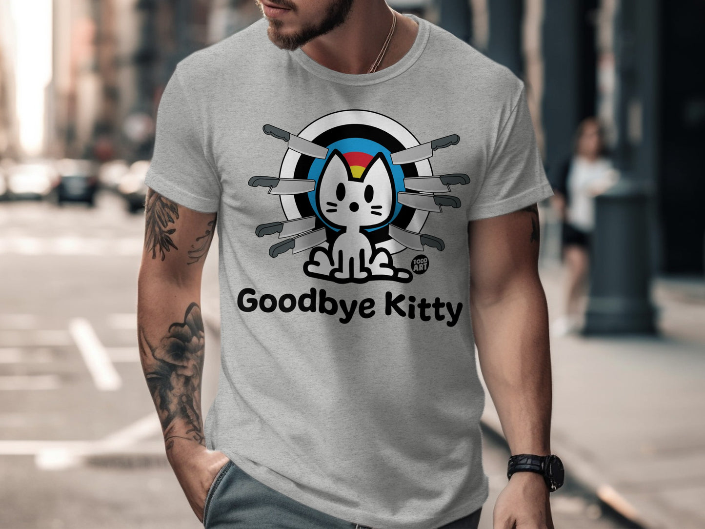 Stylish Goodbye Kitty Shirt for Urban Fashion Statement