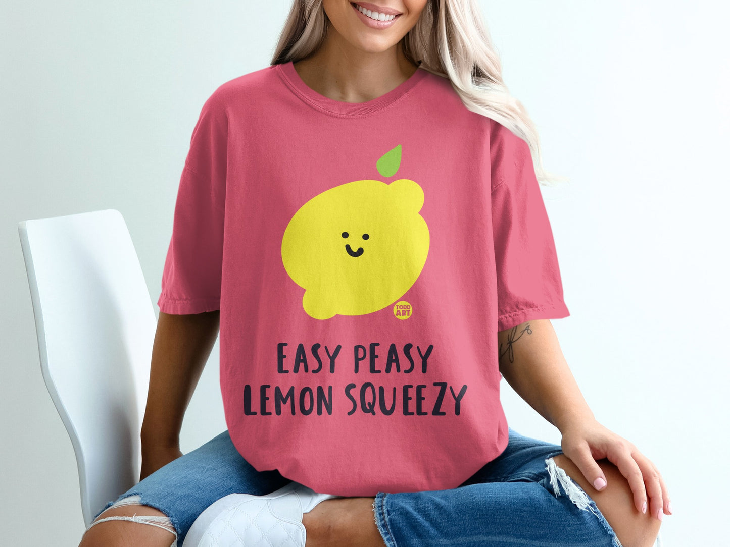 Easy Peasy Lemon Squeezy Smiling Cartoon product type