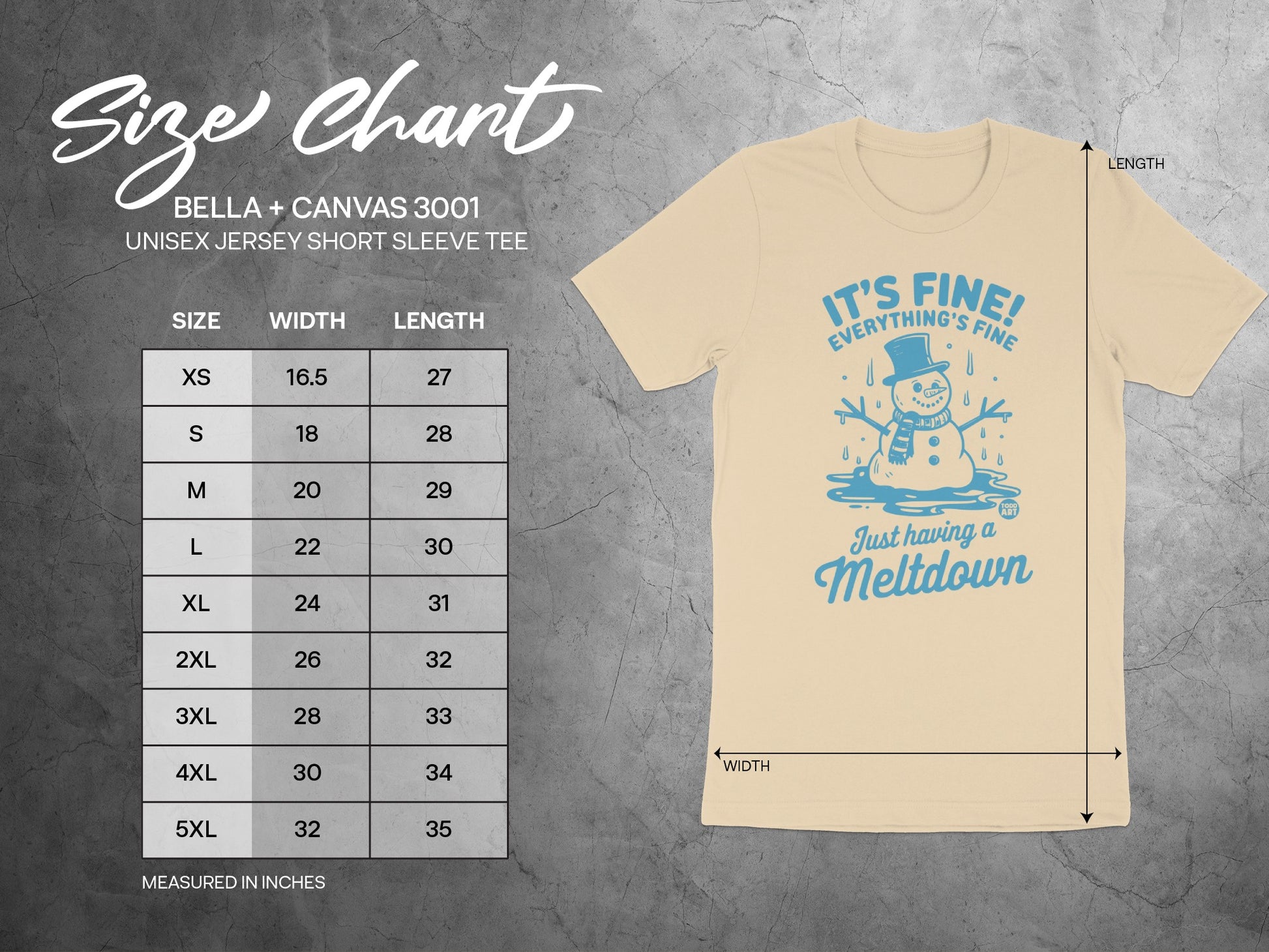 It's Fine Just Having a Meltdown T-Shirt product type