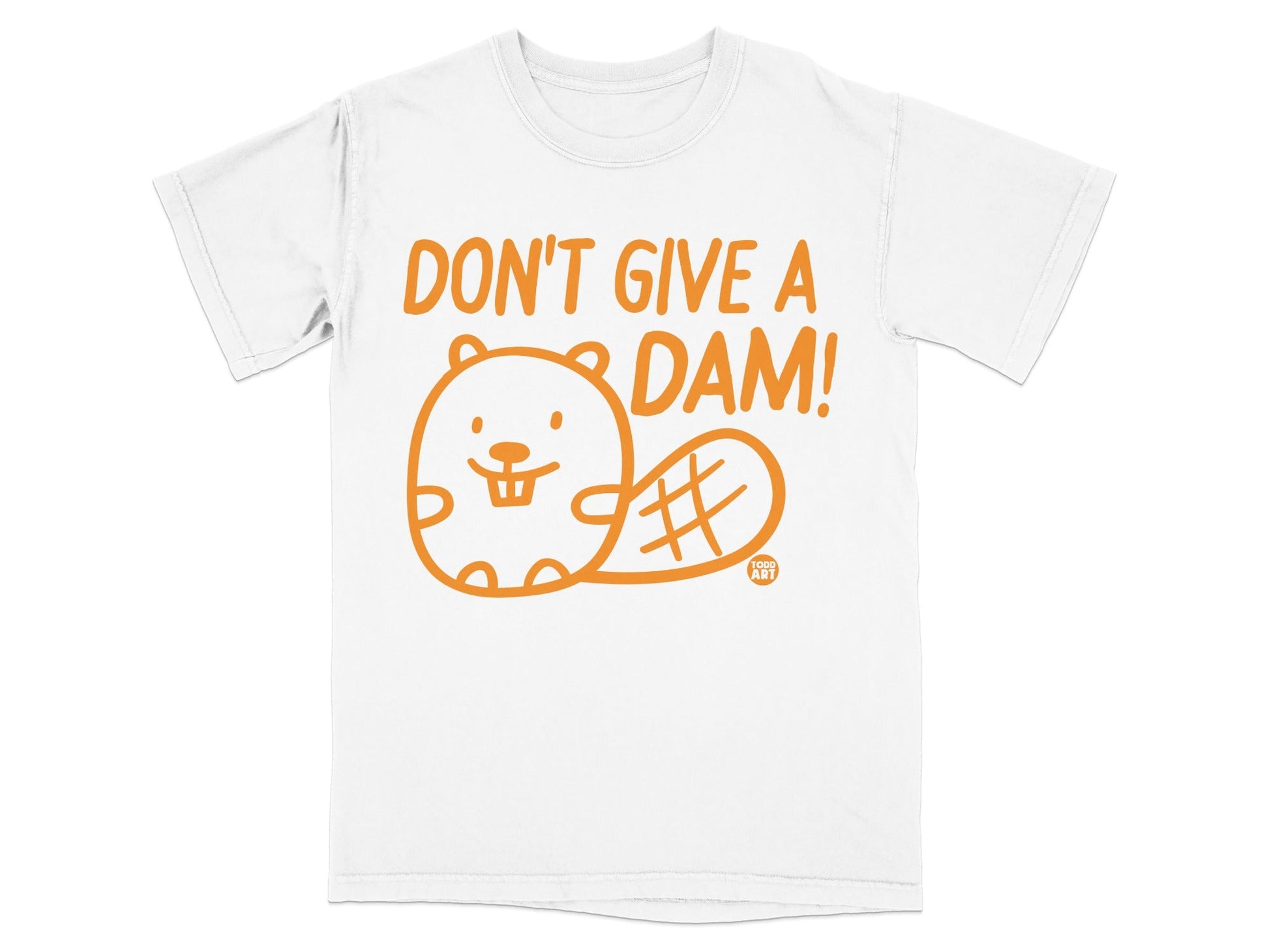 Don't Give a Dam Beaver Graphic T-Shirt