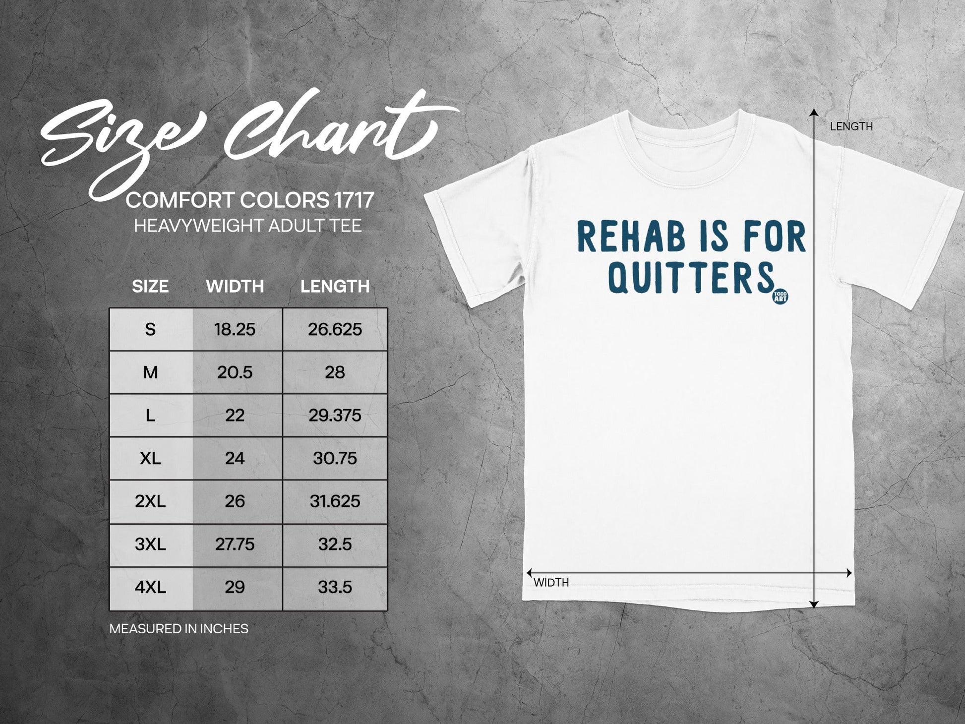 Rehab Is For Quitters Comfortable Adult Tee