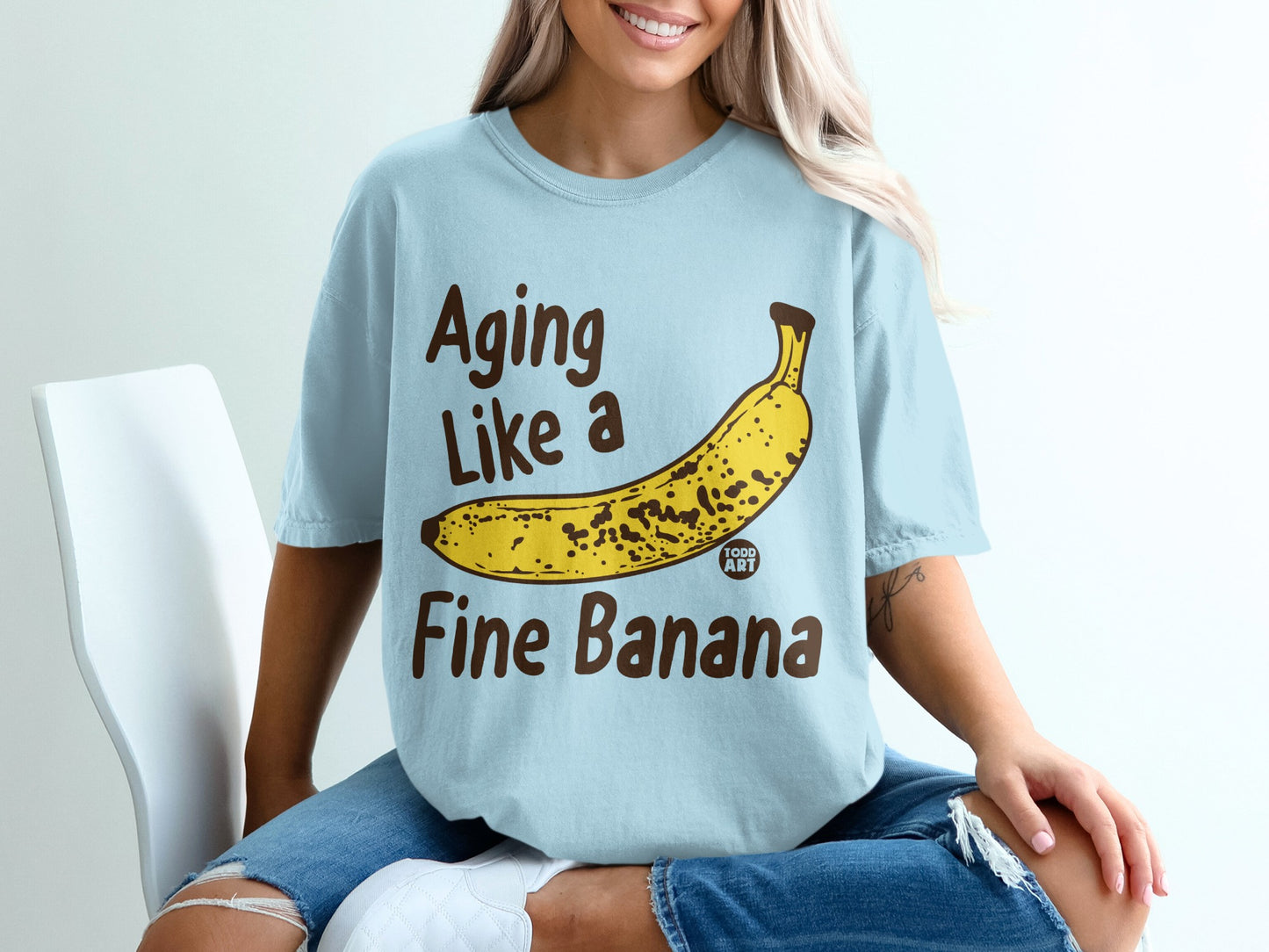 Aging Like a Fine Banana Humorous Novelty product type
