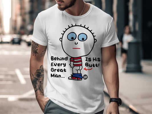 Funny Cartoon Character Graphic T-Shirt for Men