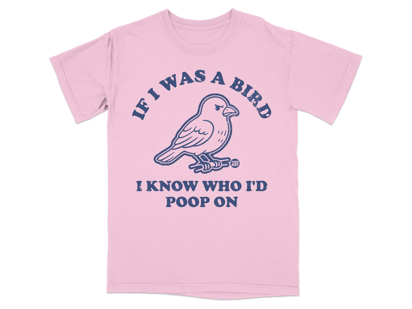 If I Was A Bird I Know Who I'd Poop On T-shirt