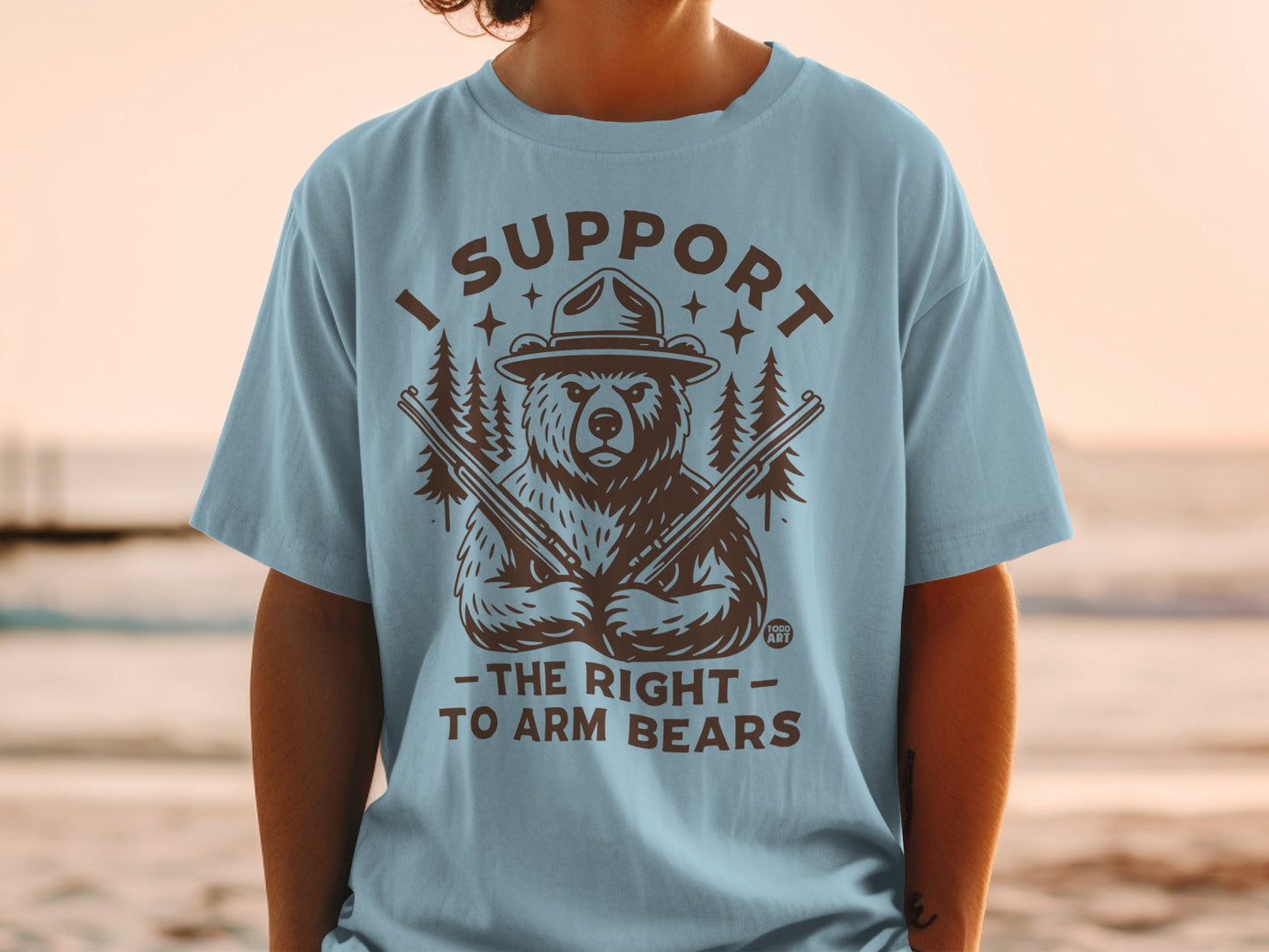 I Support The Right To Arm Bears Graphic T-shirt