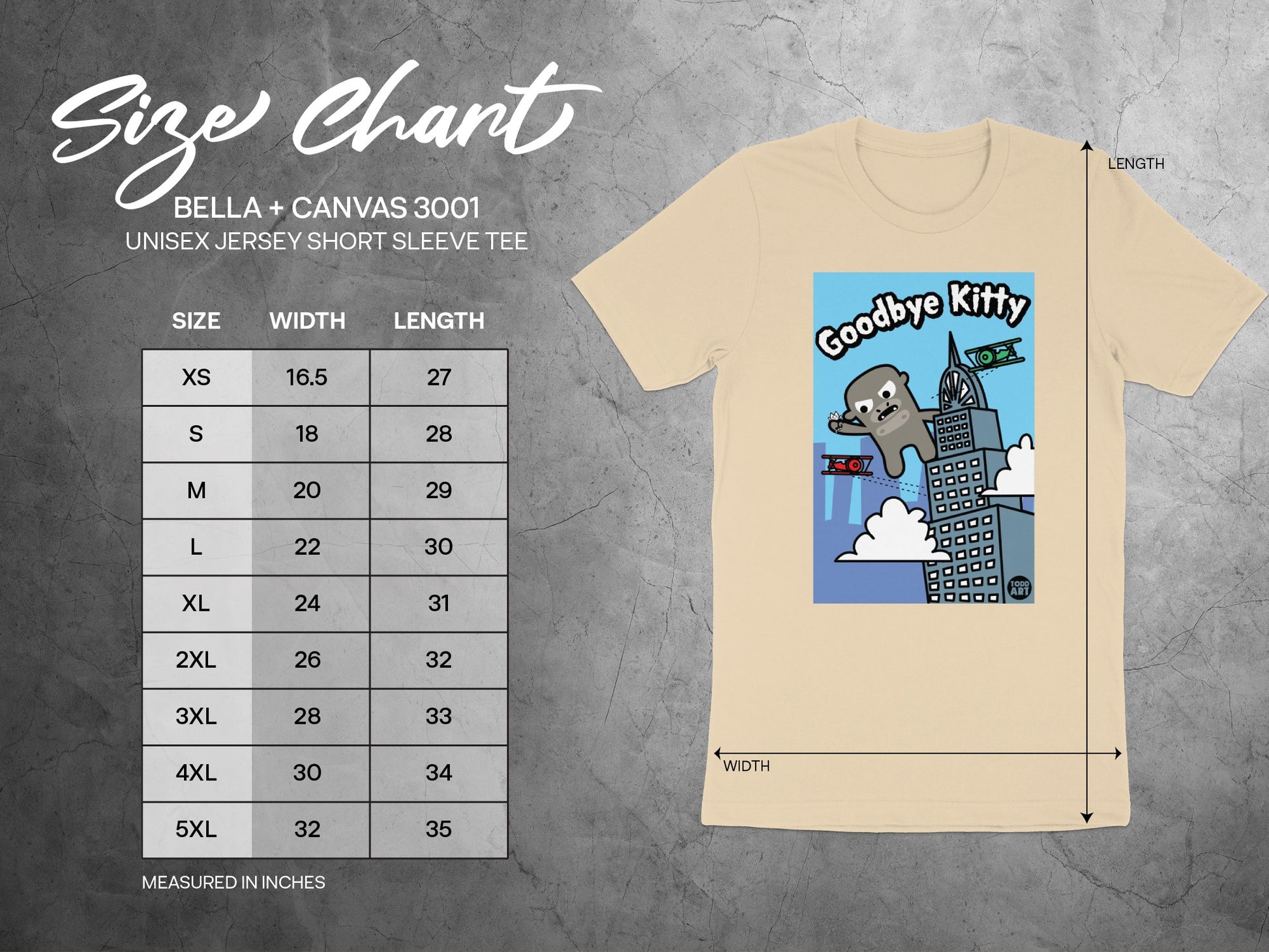 Goodbye Kitty Funny Graphic T-Shirt for All Sizes