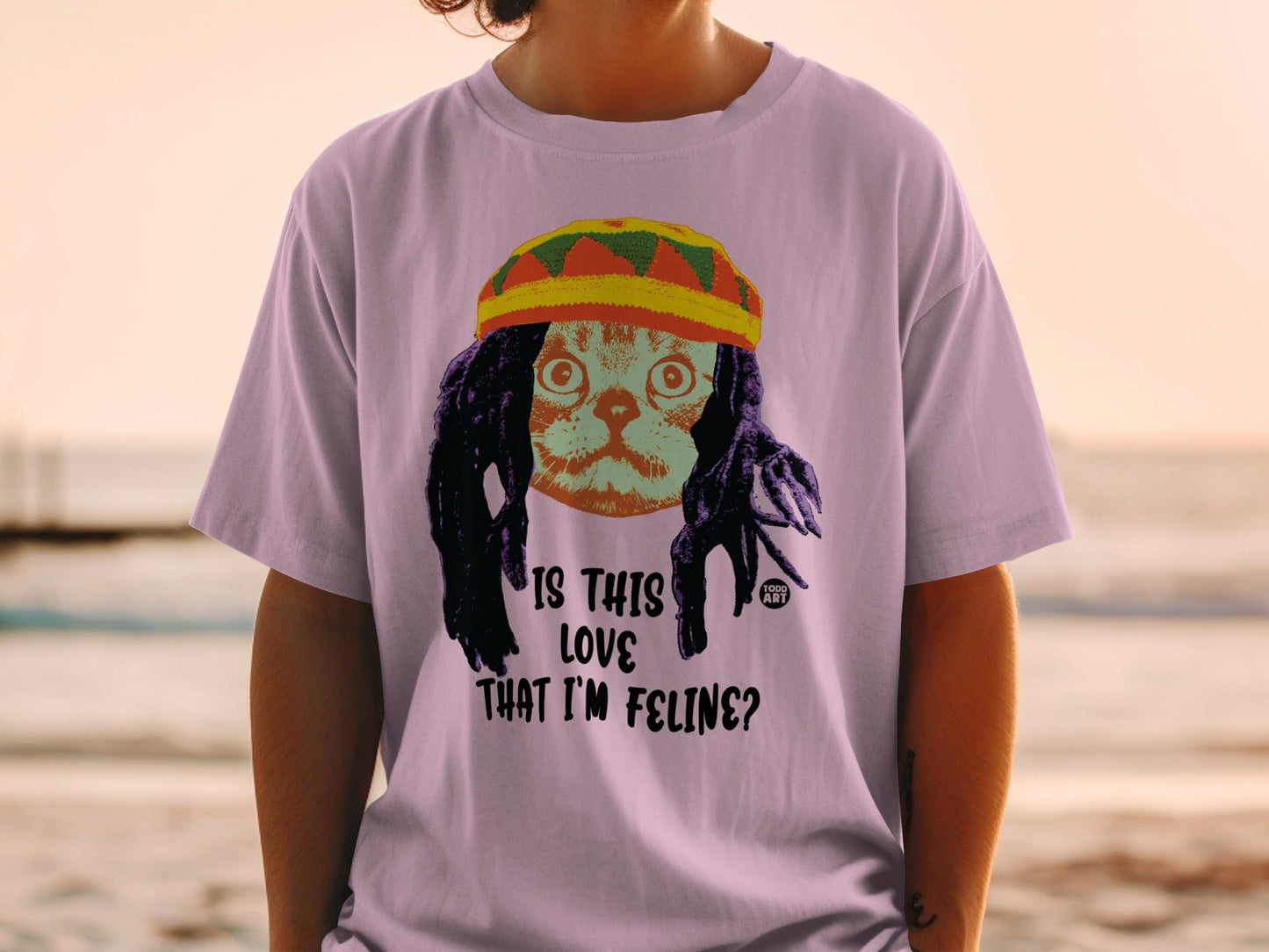 Is This Love That I'm Feline Graphic T-Shirt