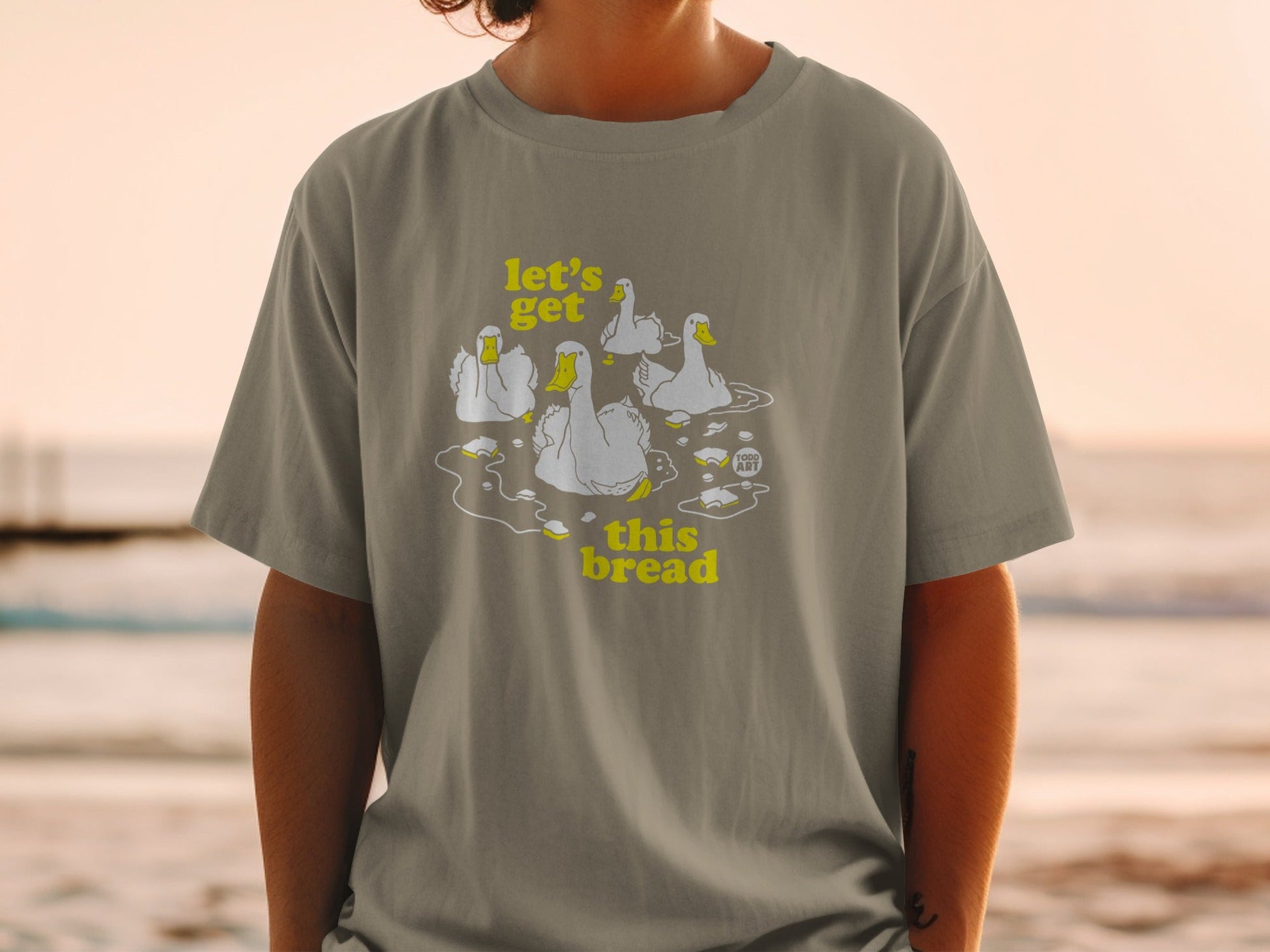 Let's Get This Bread Duck Shirt Graphic Tee